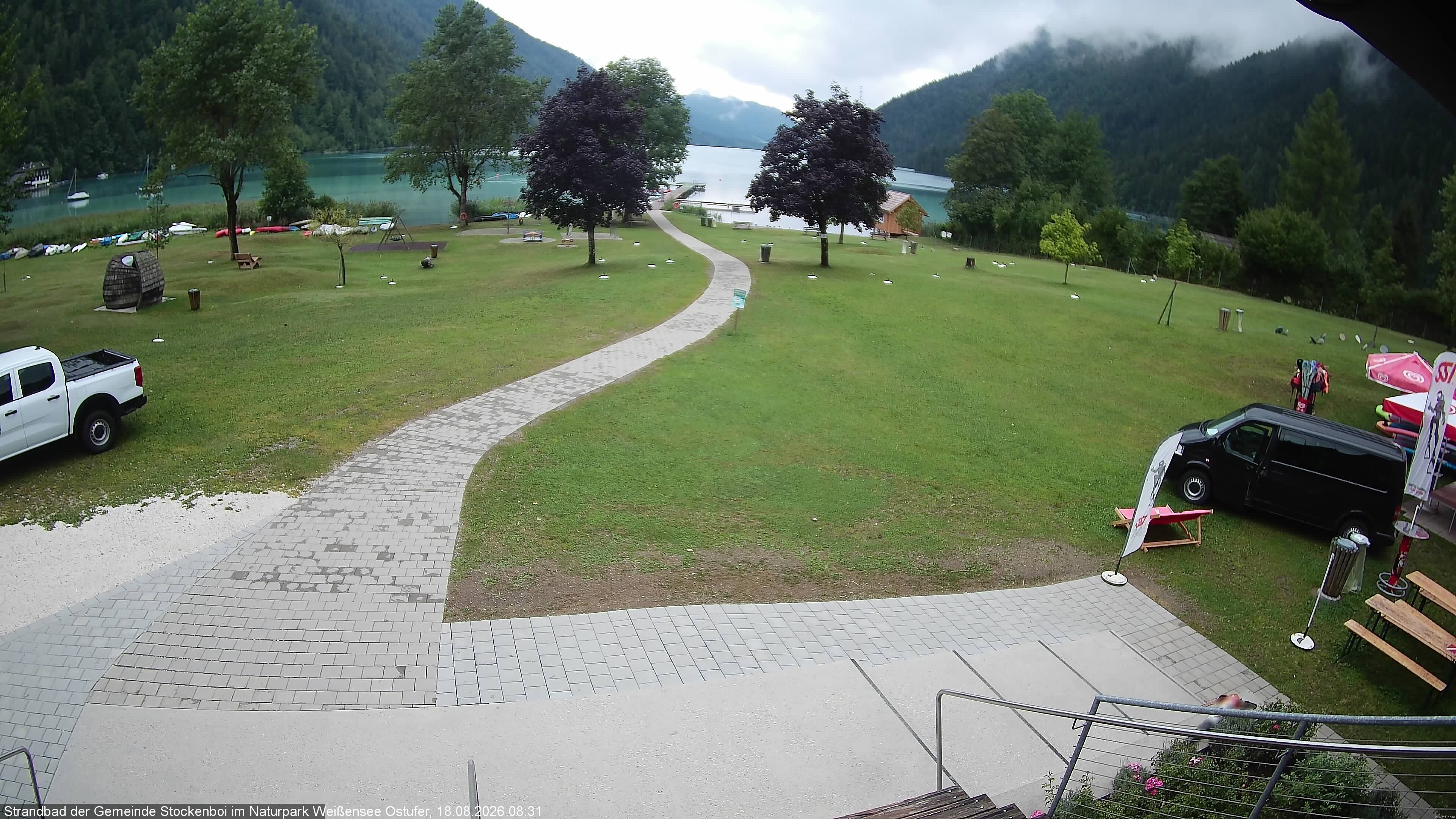 Archiv Foto Webcam Weissensee (Stockenboi Seite)