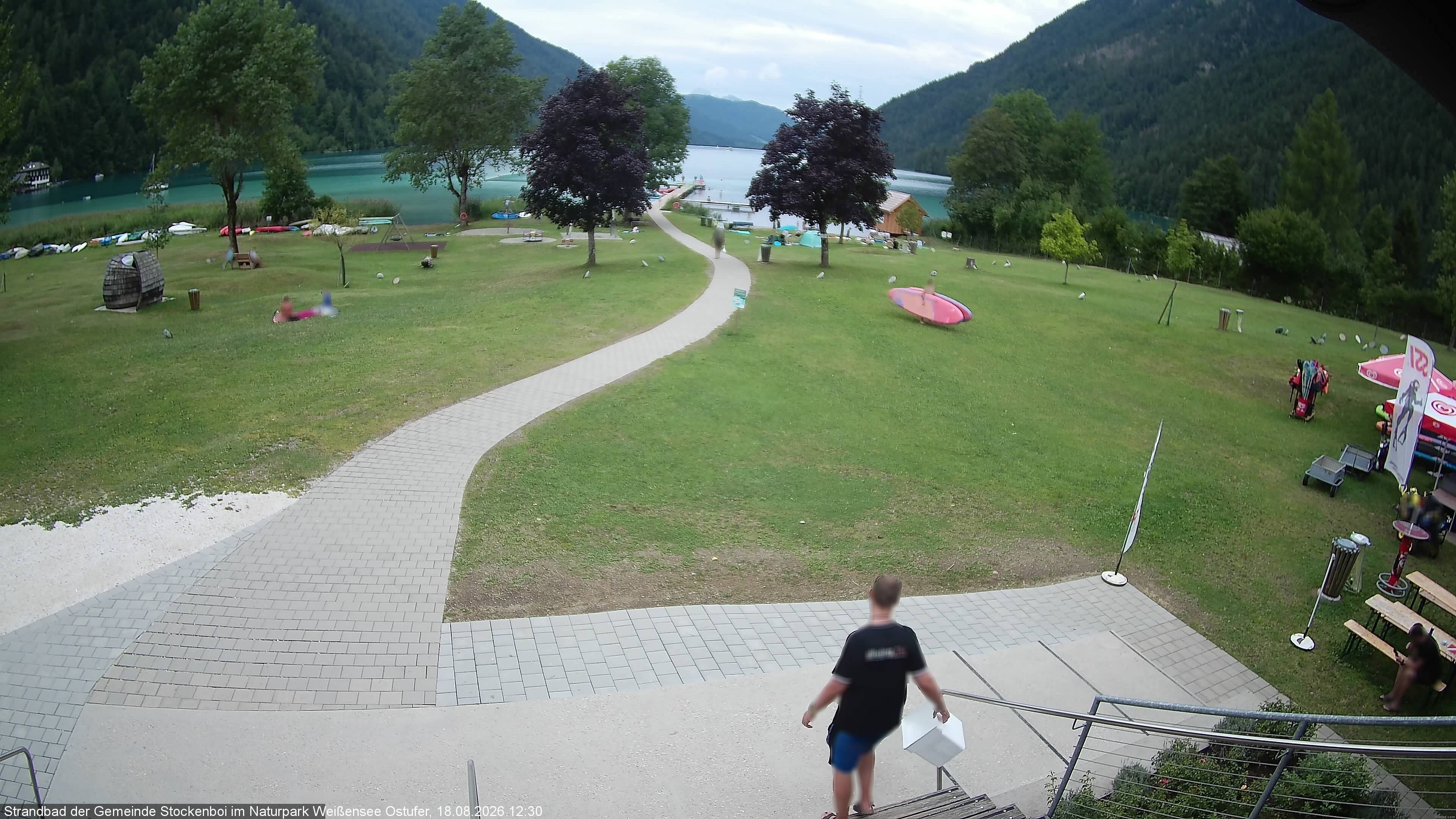 Archiv Foto Webcam Weissensee (Stockenboi Seite)