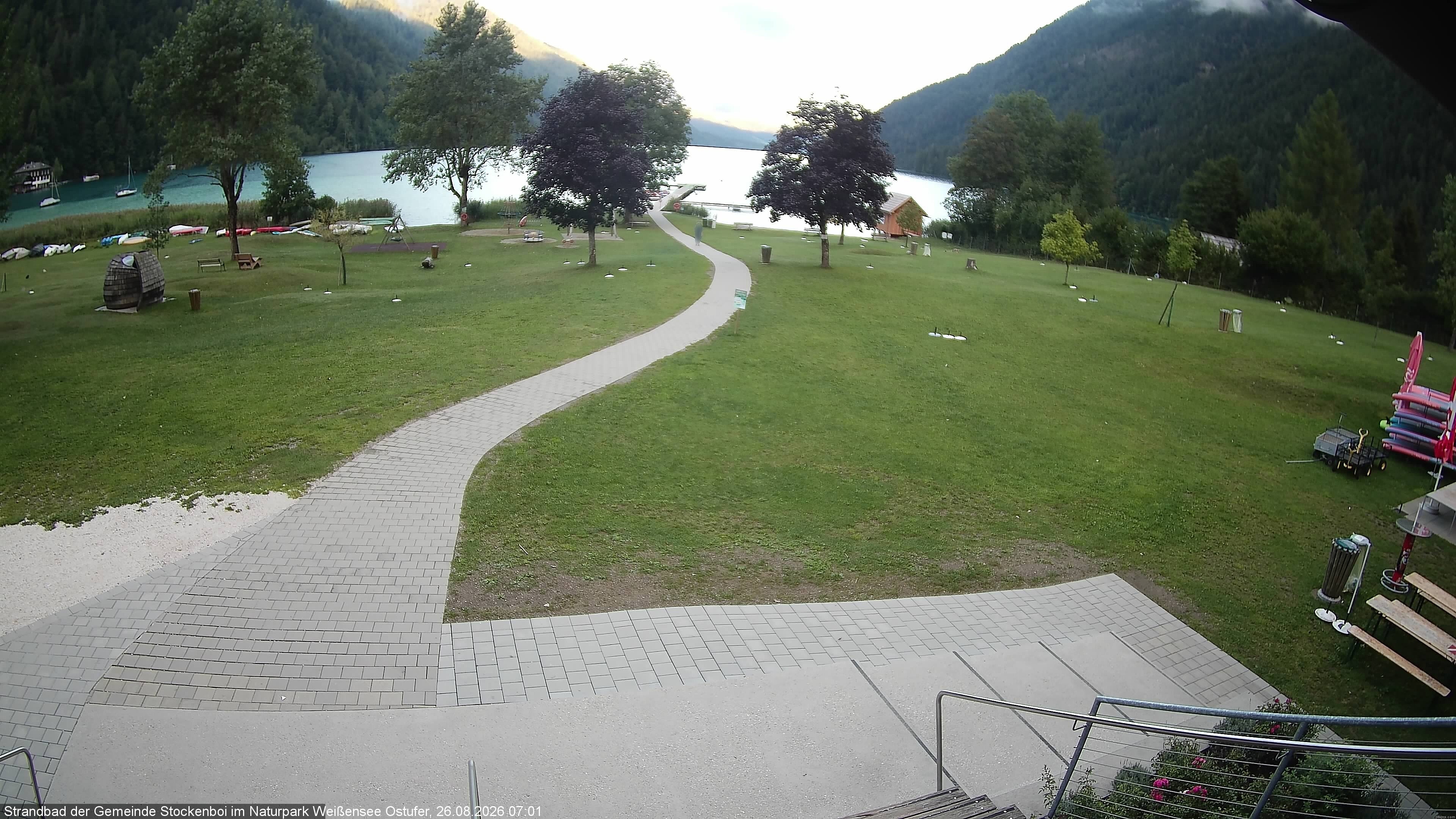 Archiv Foto Webcam Weissensee (Stockenboi Seite)