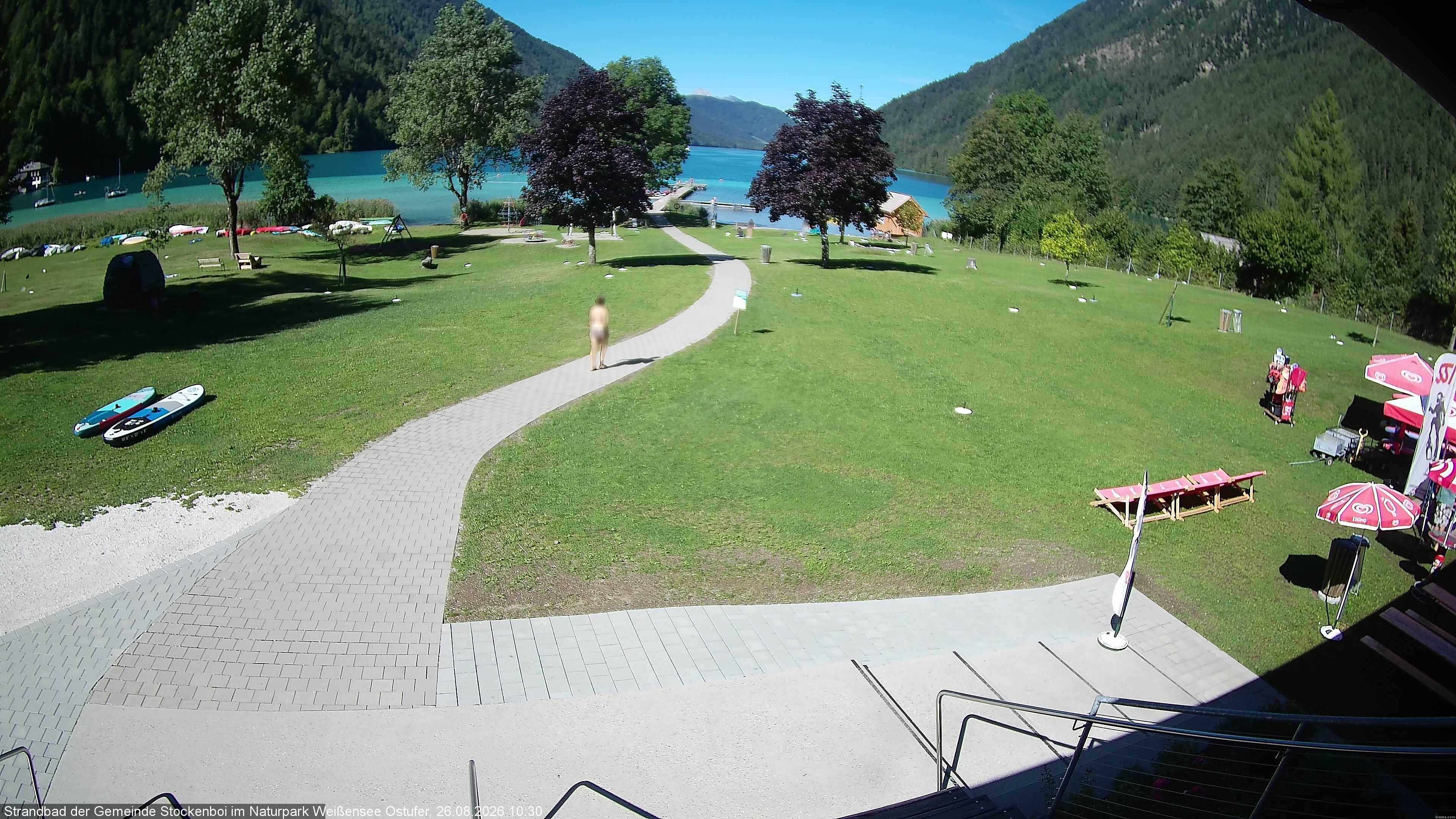 Archiv Foto Webcam Weissensee (Stockenboi Seite)