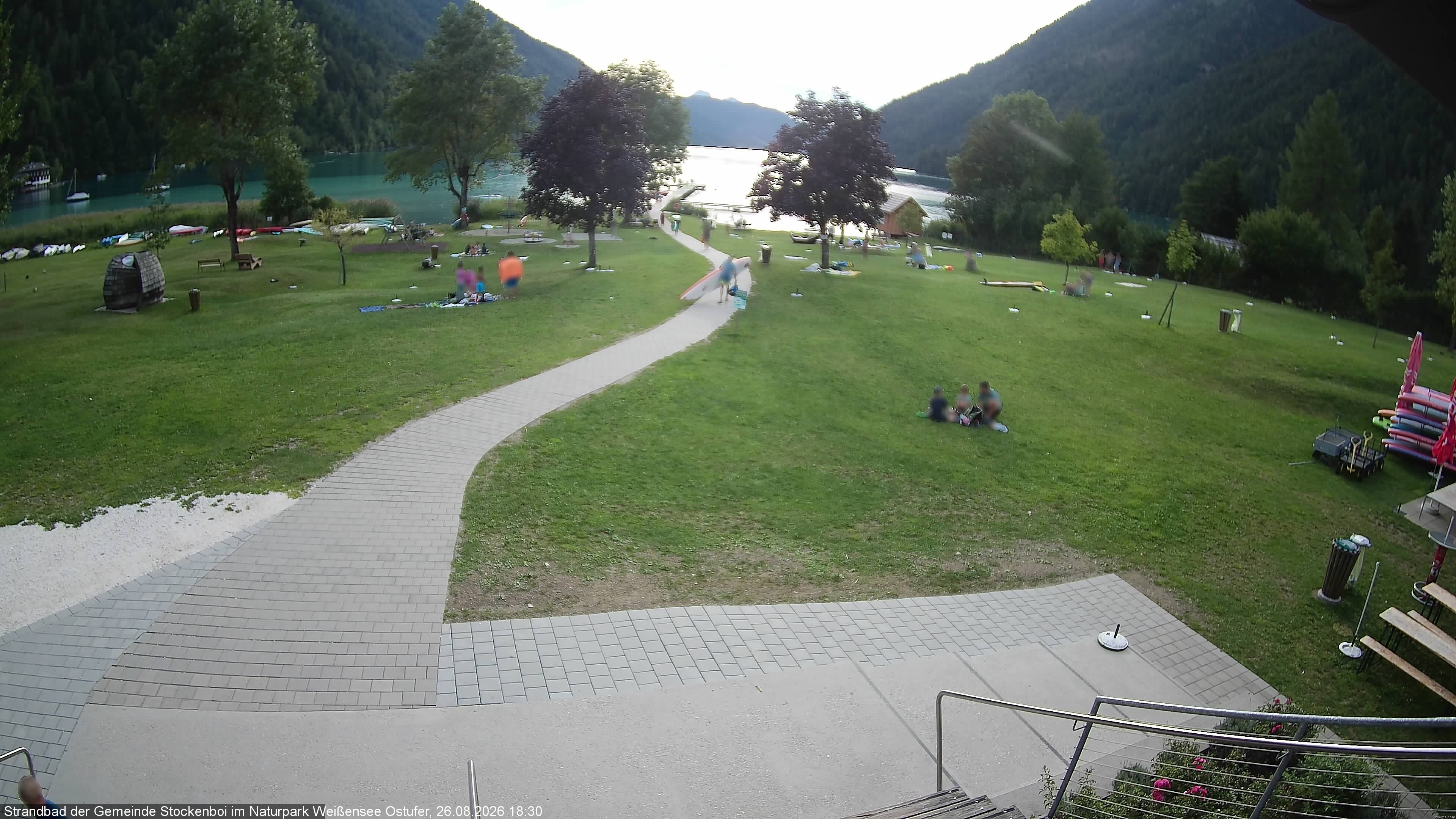 Archiv Foto Webcam Weissensee (Stockenboi Seite)