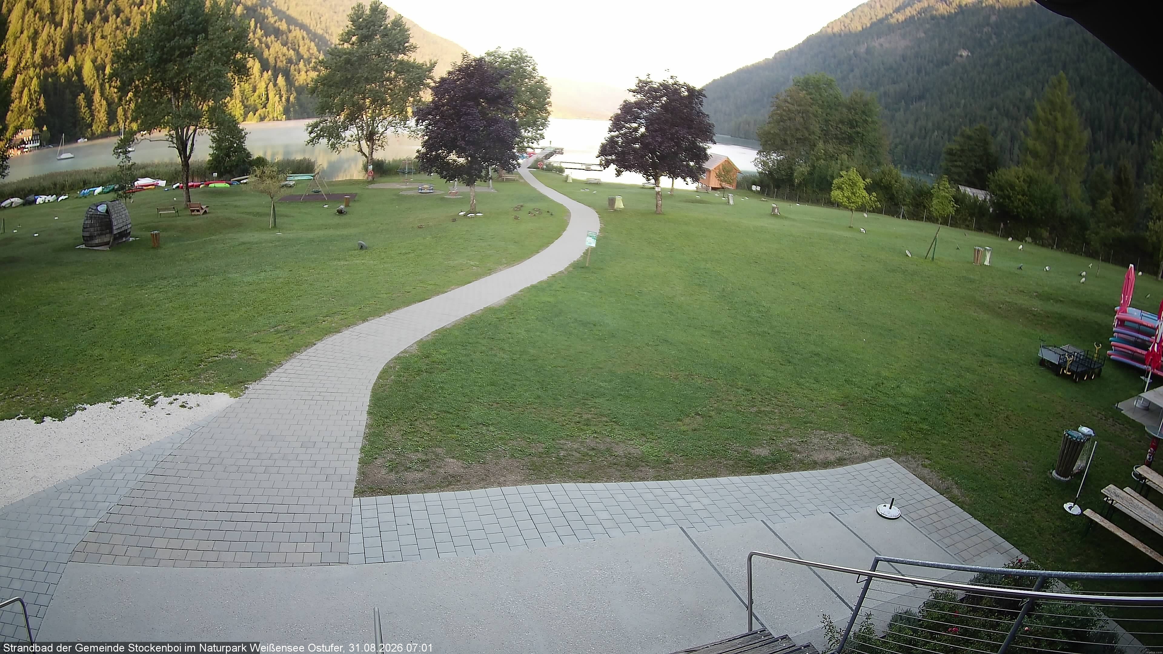 Archiv Foto Webcam Weissensee (Stockenboi Seite)