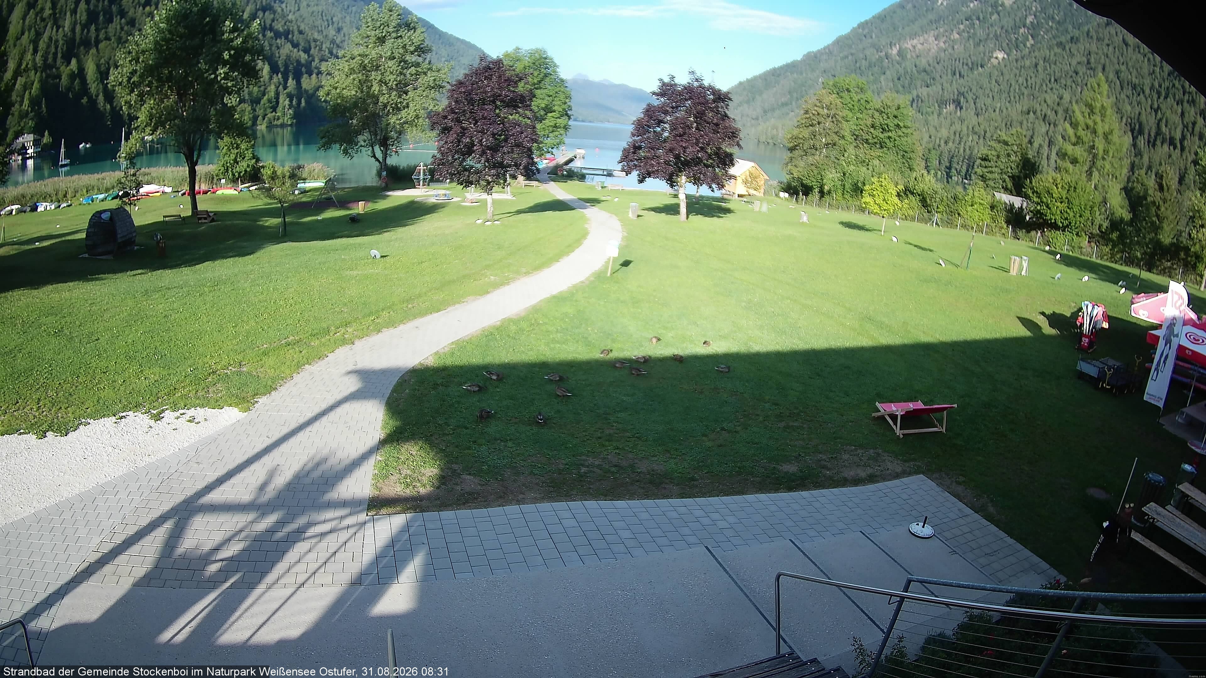 Archiv Foto Webcam Weissensee (Stockenboi Seite)