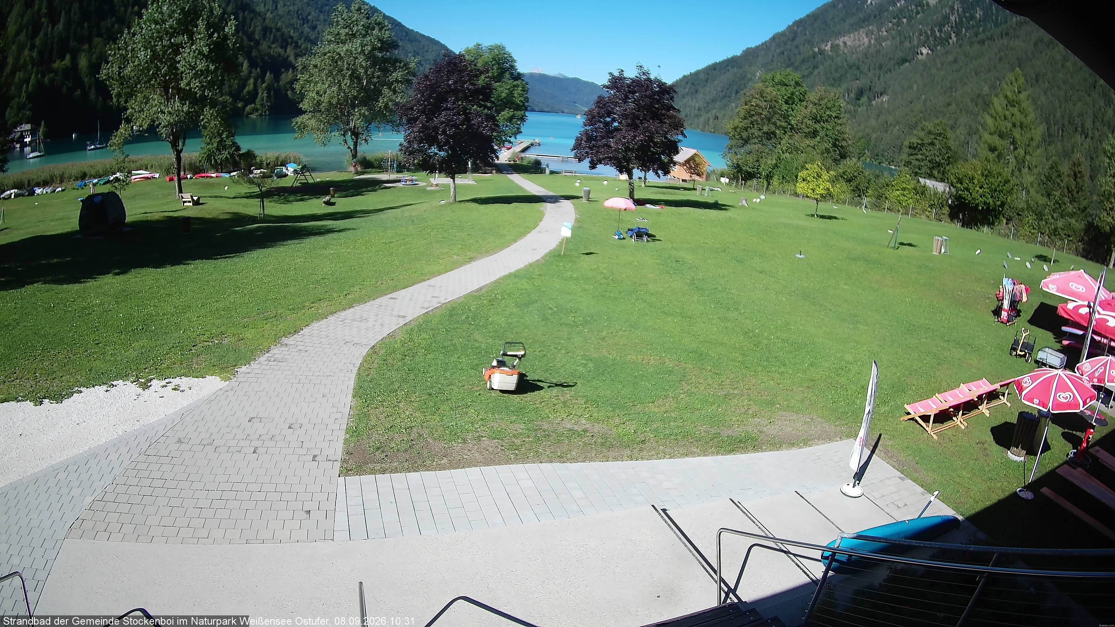 Archiv Foto Webcam Weissensee (Stockenboi Seite)
