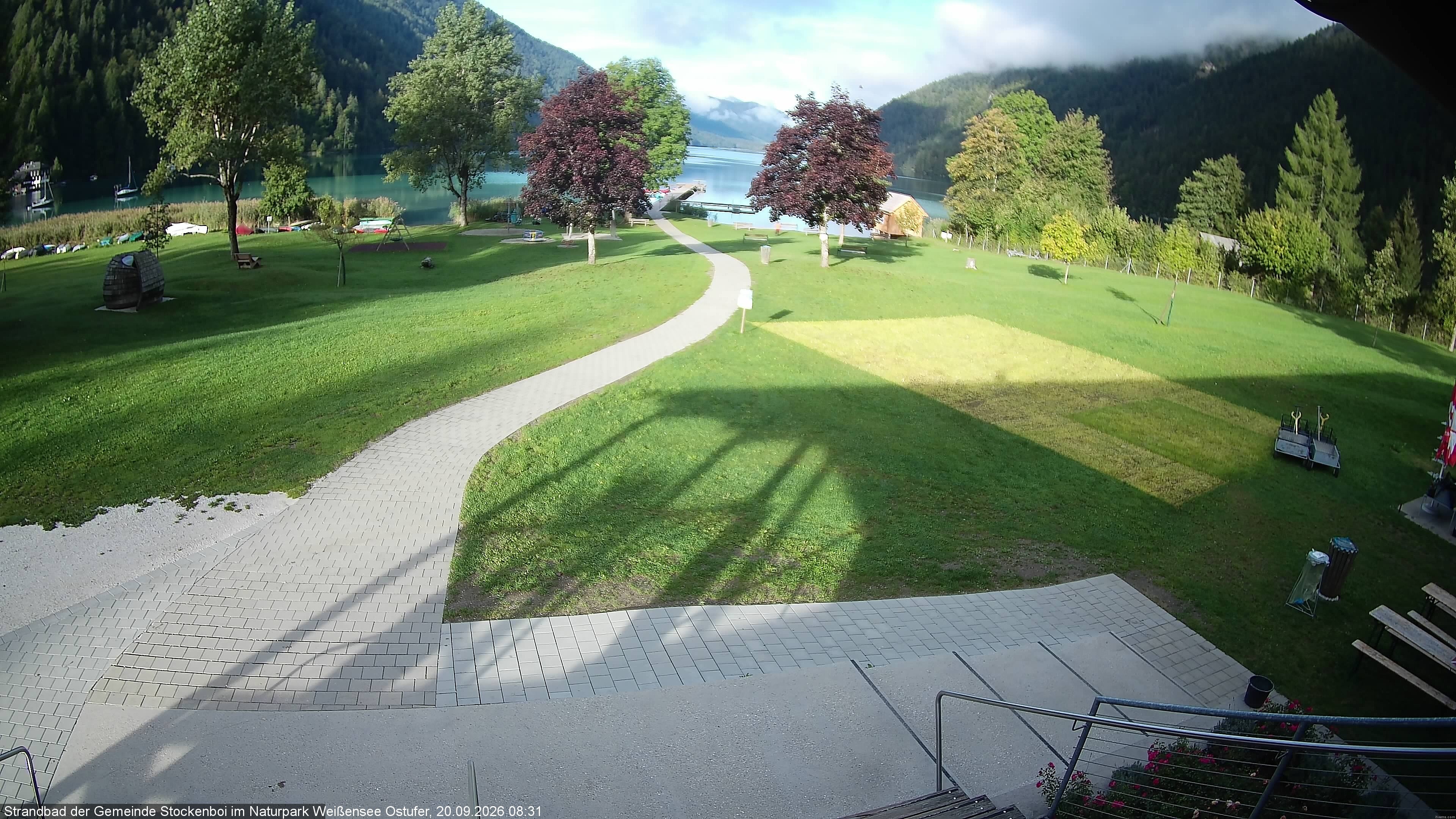 Archiv Foto Webcam Weissensee (Stockenboi Seite)