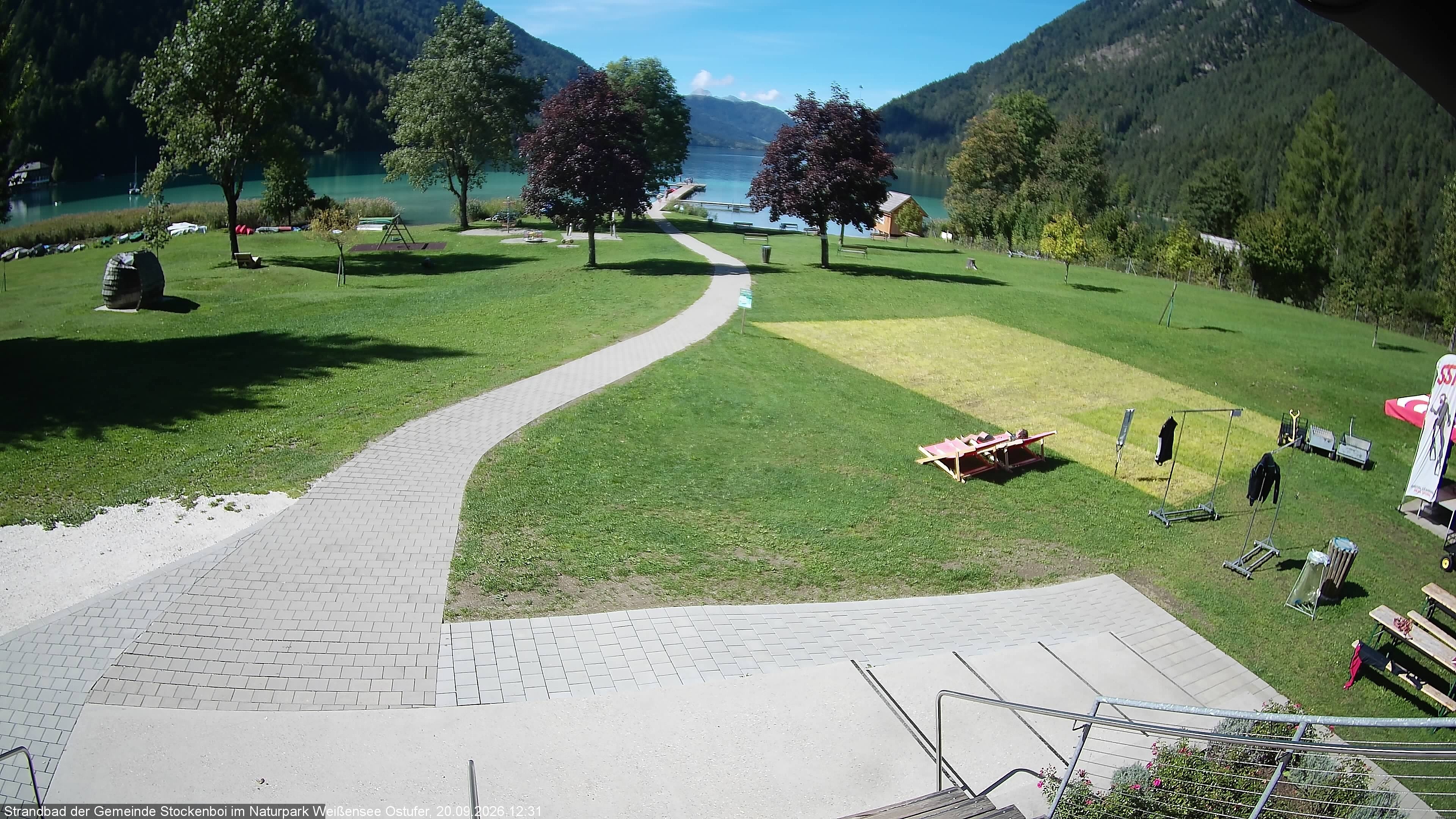 Archiv Foto Webcam Weissensee (Stockenboi Seite)