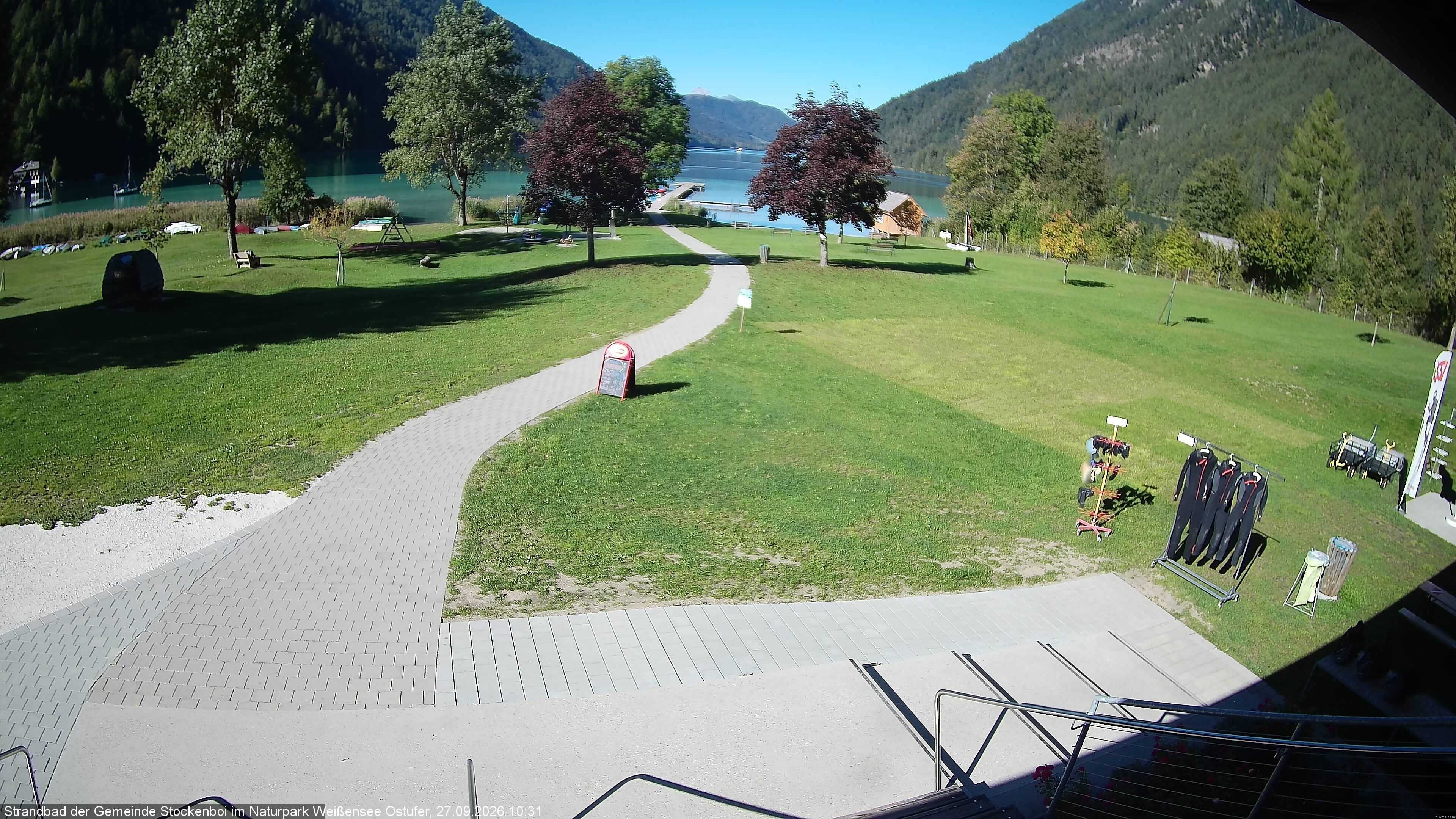 Archiv Foto Webcam Weissensee (Stockenboi Seite)