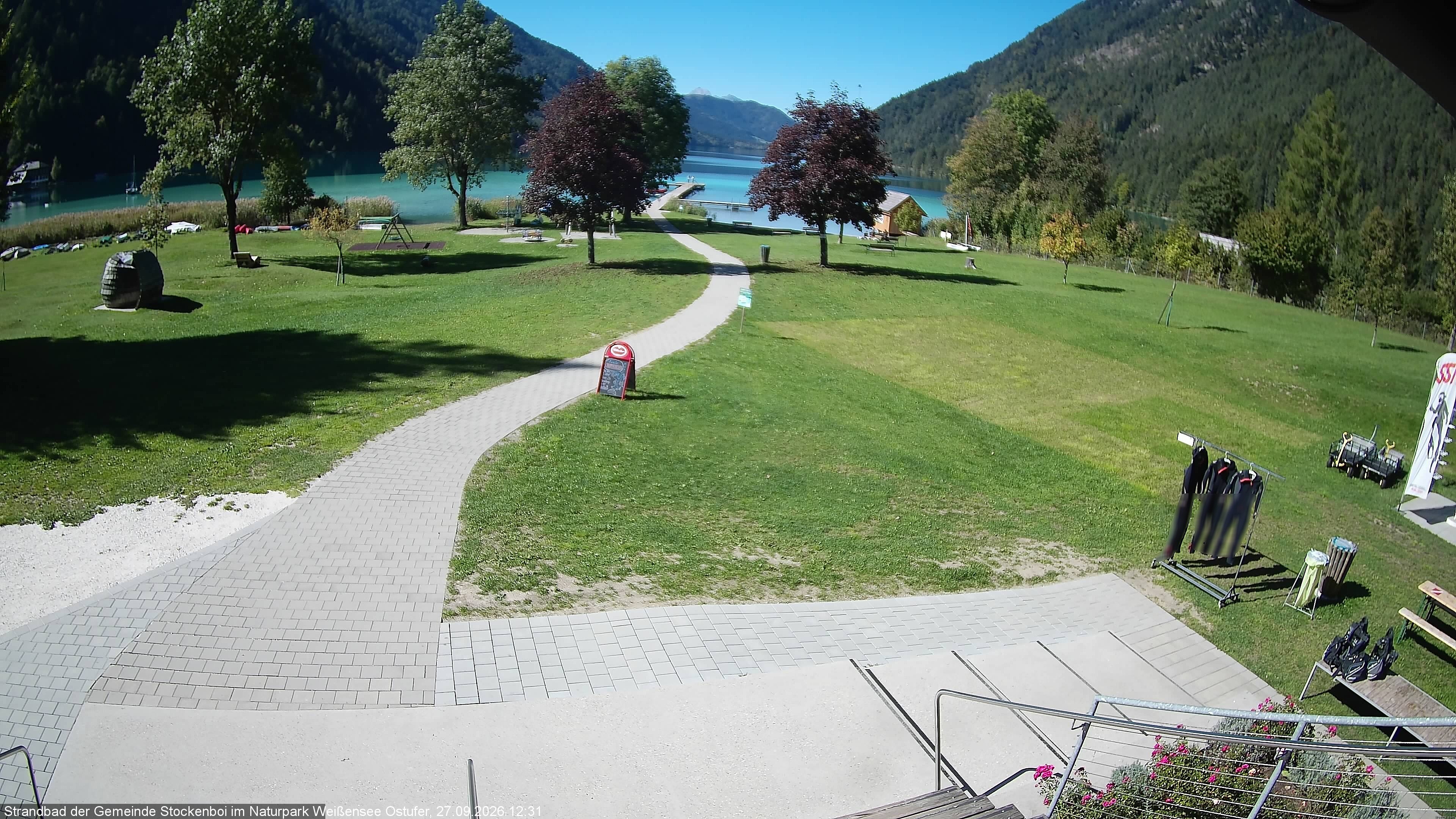 Archiv Foto Webcam Weissensee (Stockenboi Seite)