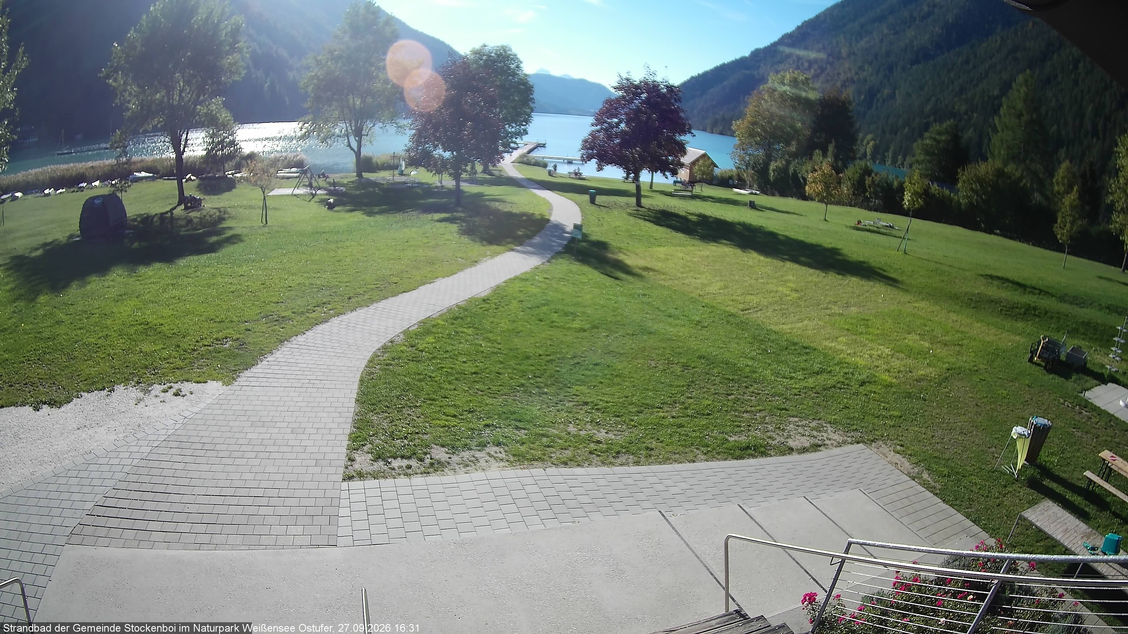 Archiv Foto Webcam Weissensee (Stockenboi Seite)