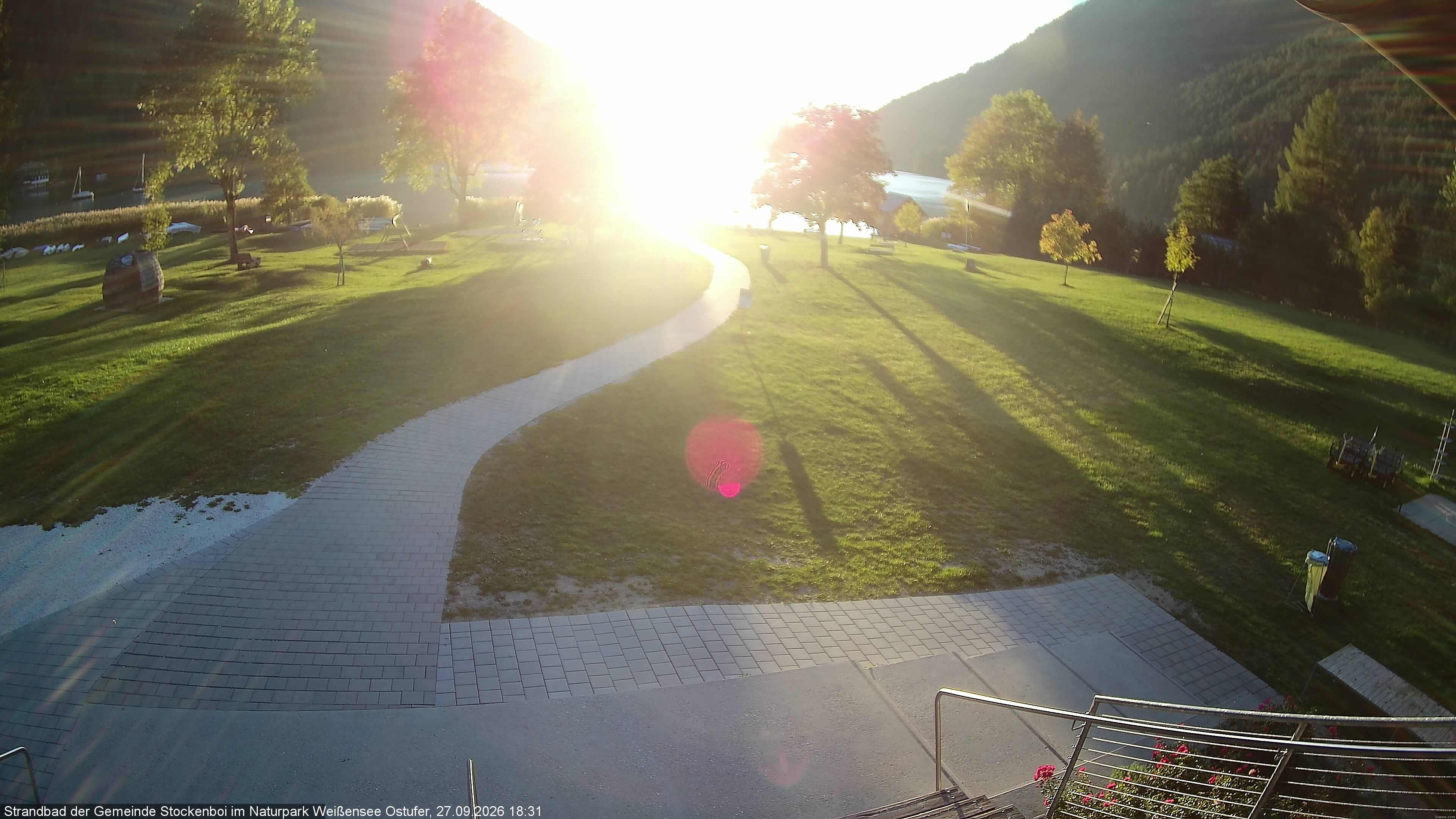 Archiv Foto Webcam Weissensee (Stockenboi Seite)