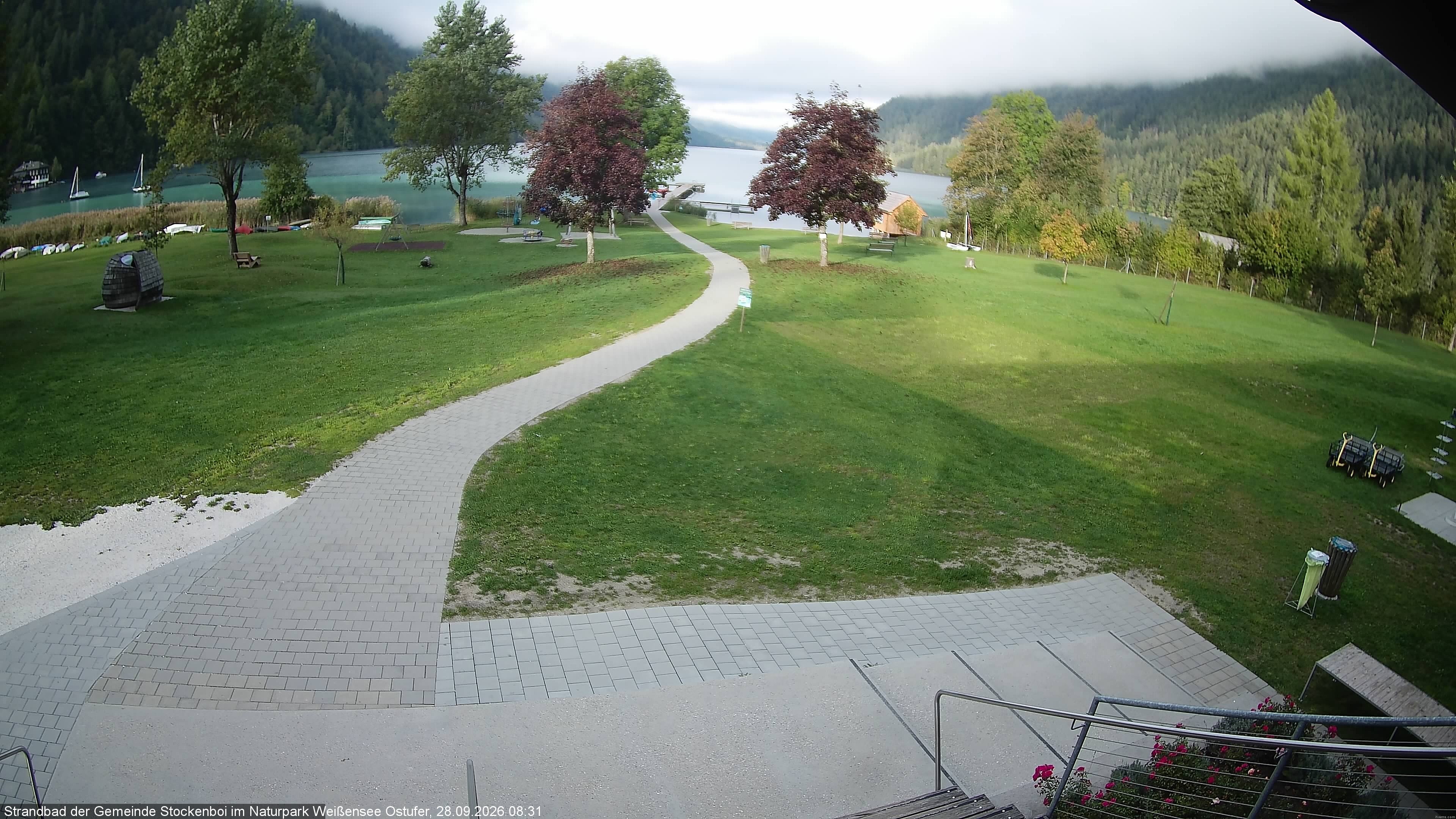 Archiv Foto Webcam Weissensee (Stockenboi Seite)