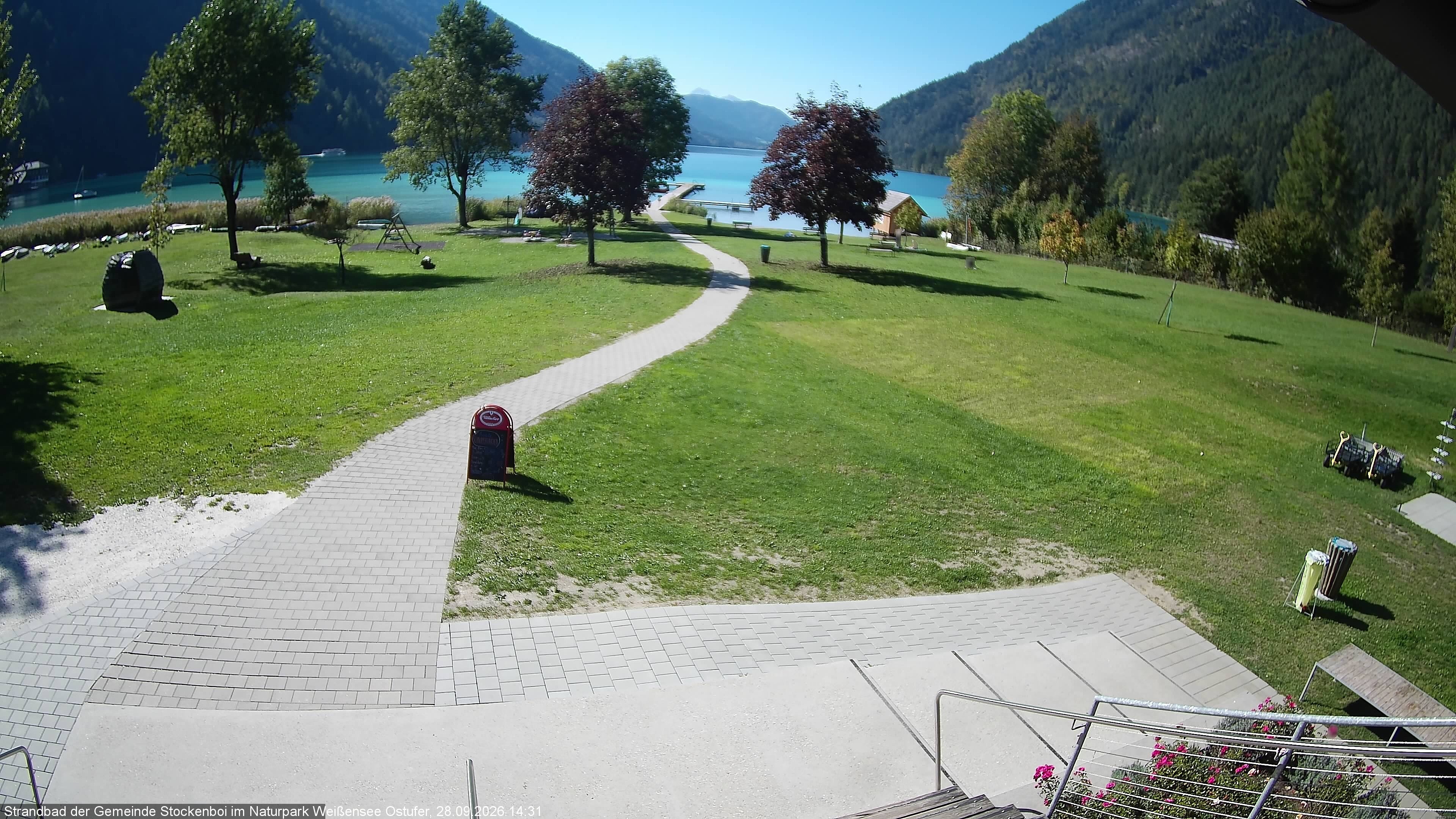 Archiv Foto Webcam Weissensee (Stockenboi Seite)