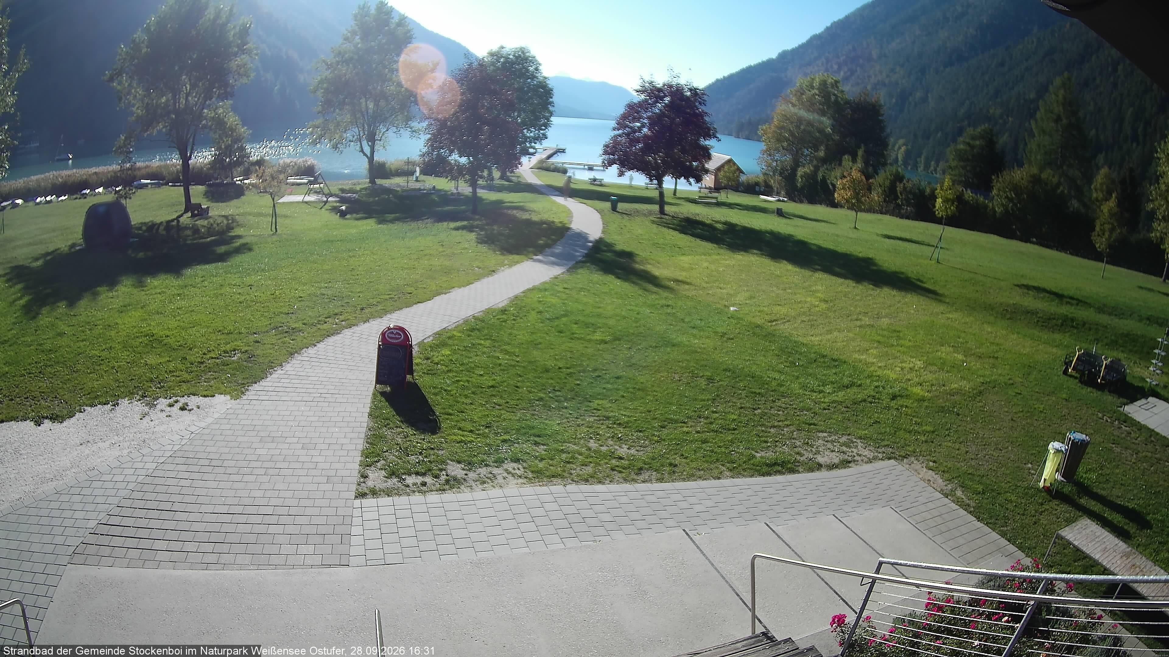 Archiv Foto Webcam Weissensee (Stockenboi Seite)