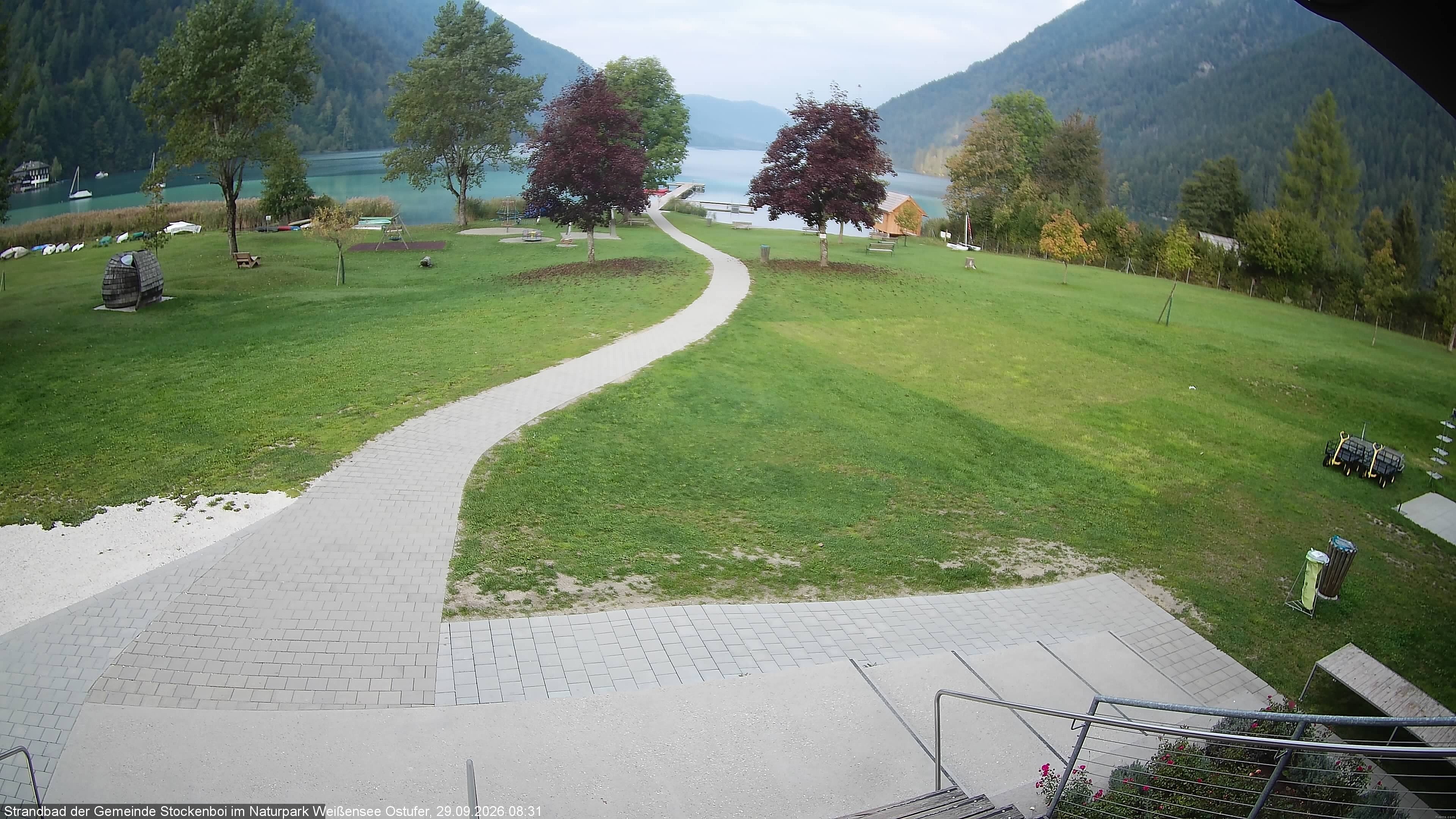 Archiv Foto Webcam Weissensee (Stockenboi Seite)