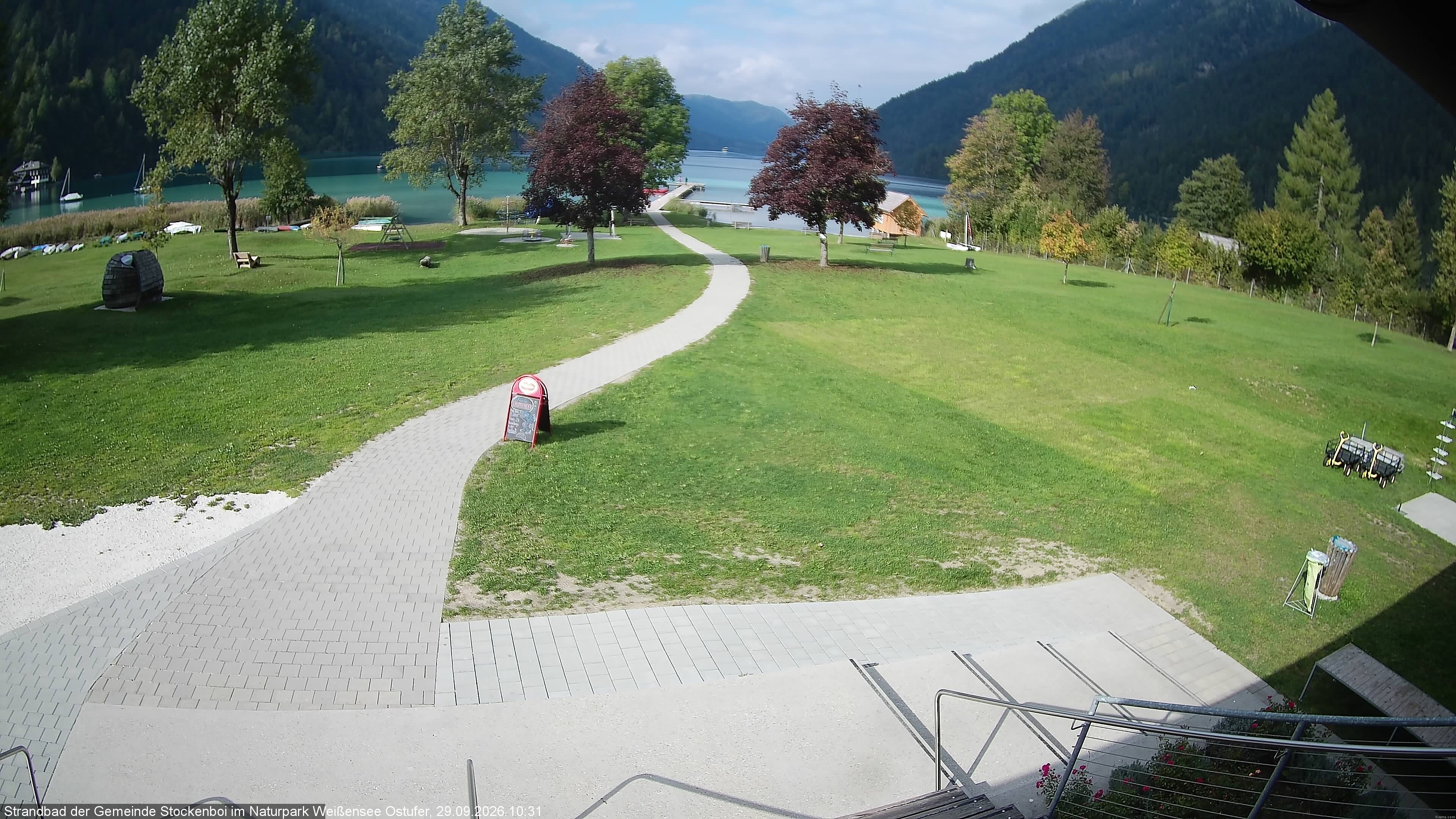 Archiv Foto Webcam Weissensee (Stockenboi Seite)