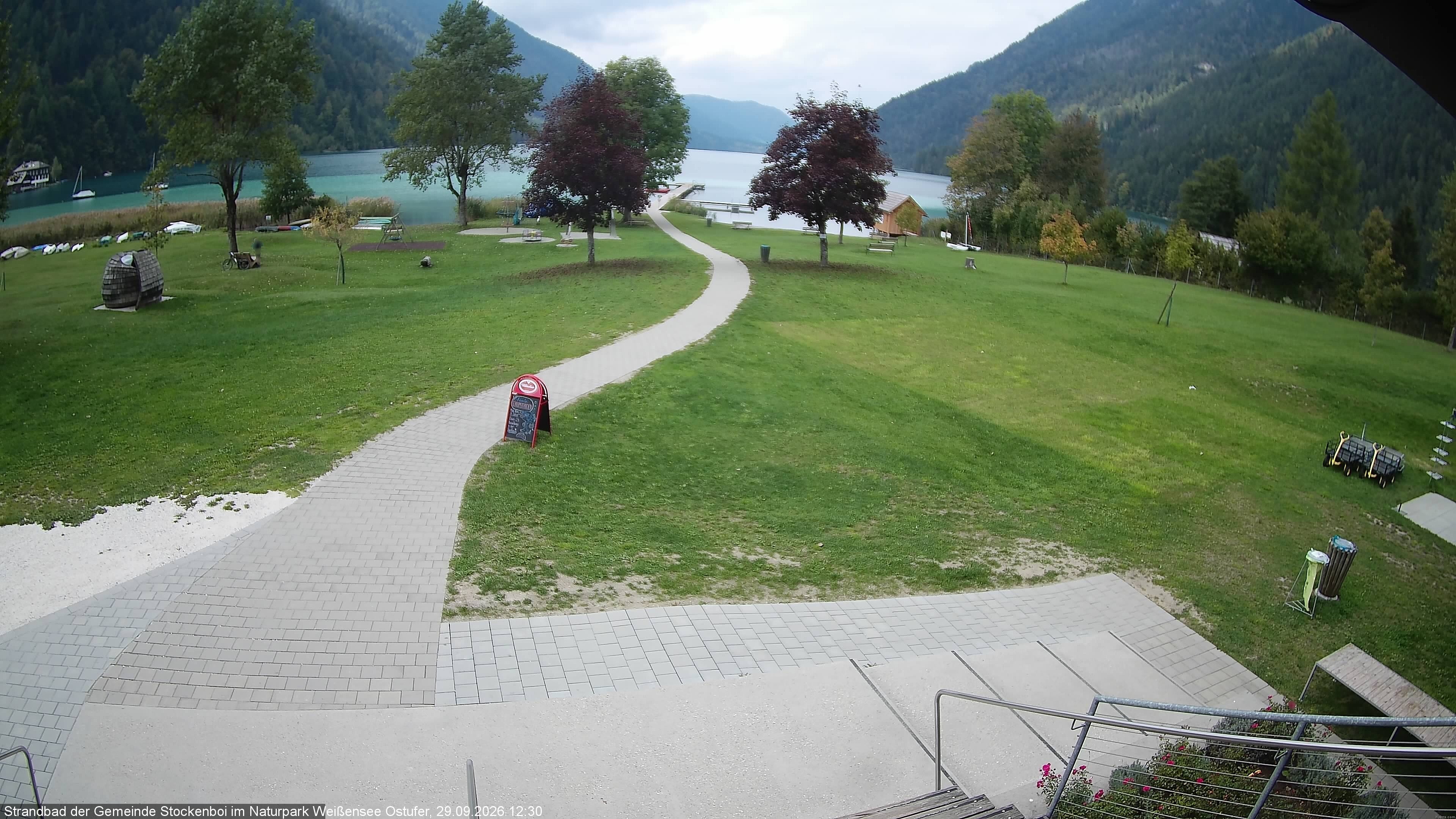 Archiv Foto Webcam Weissensee (Stockenboi Seite)