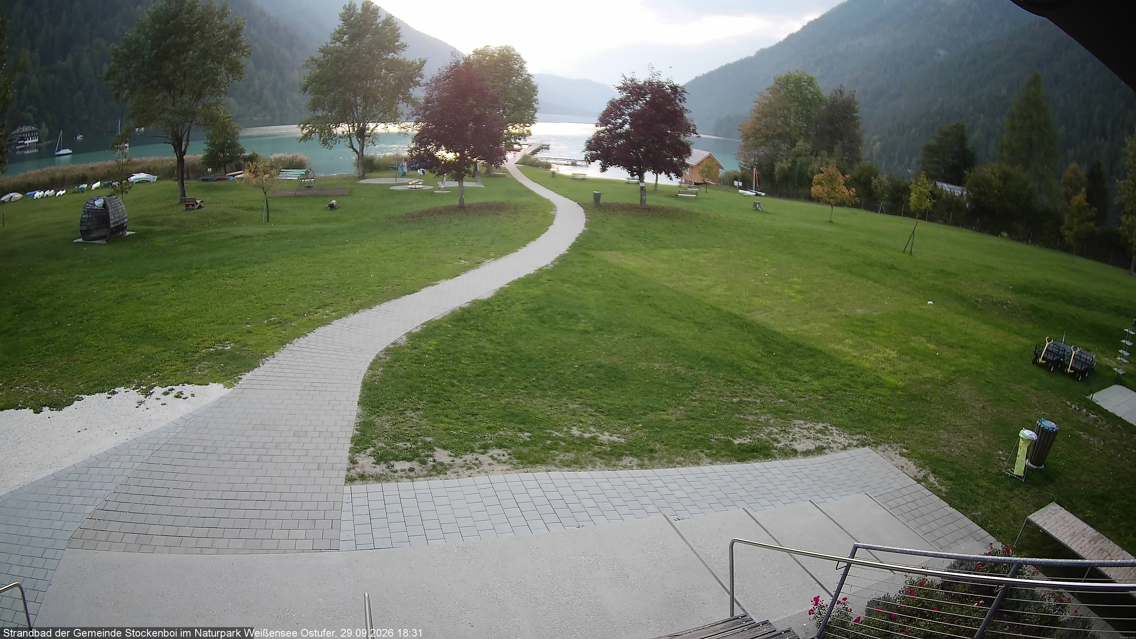 Archiv Foto Webcam Weissensee (Stockenboi Seite)