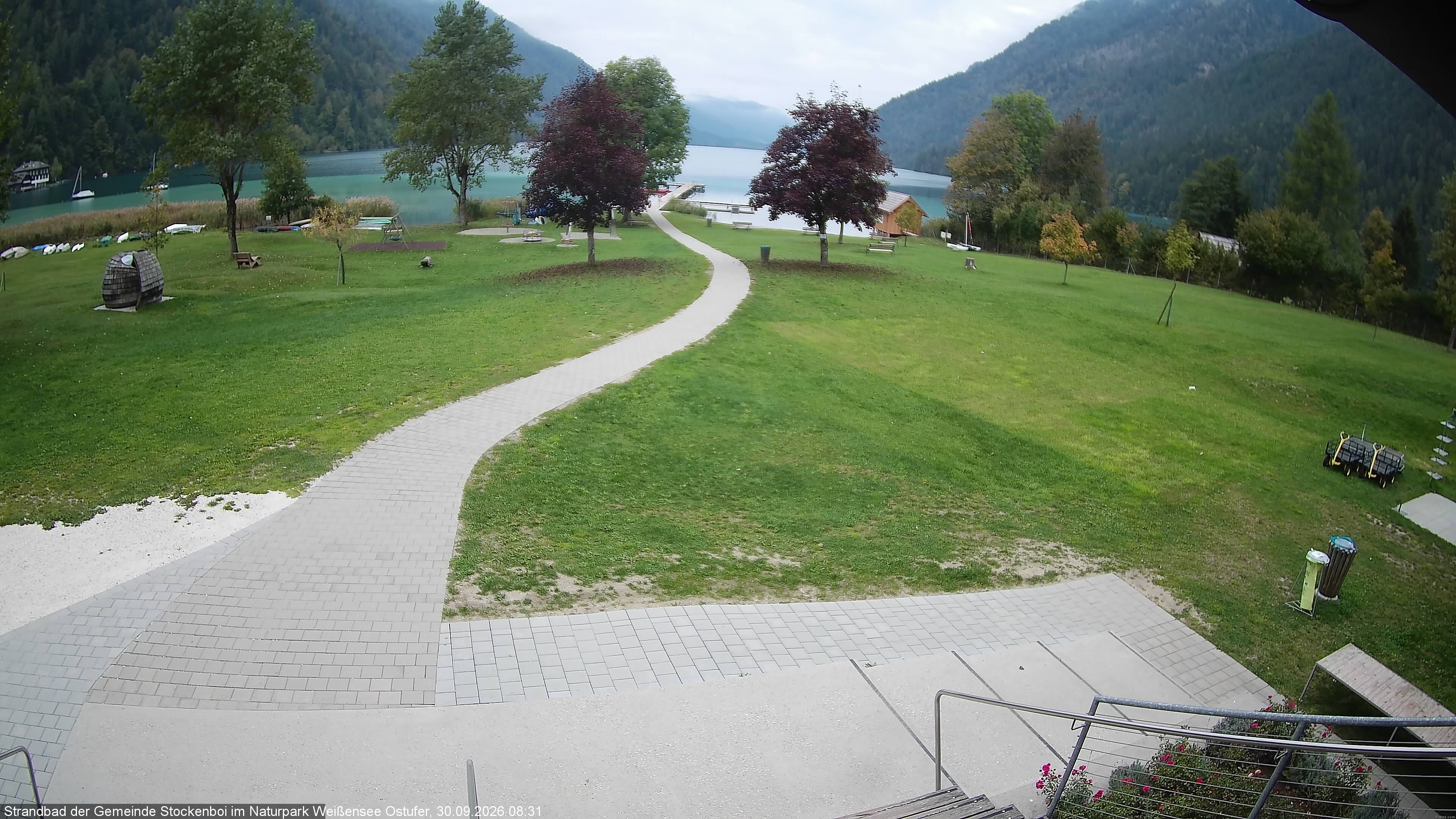 Archiv Foto Webcam Weissensee (Stockenboi Seite)
