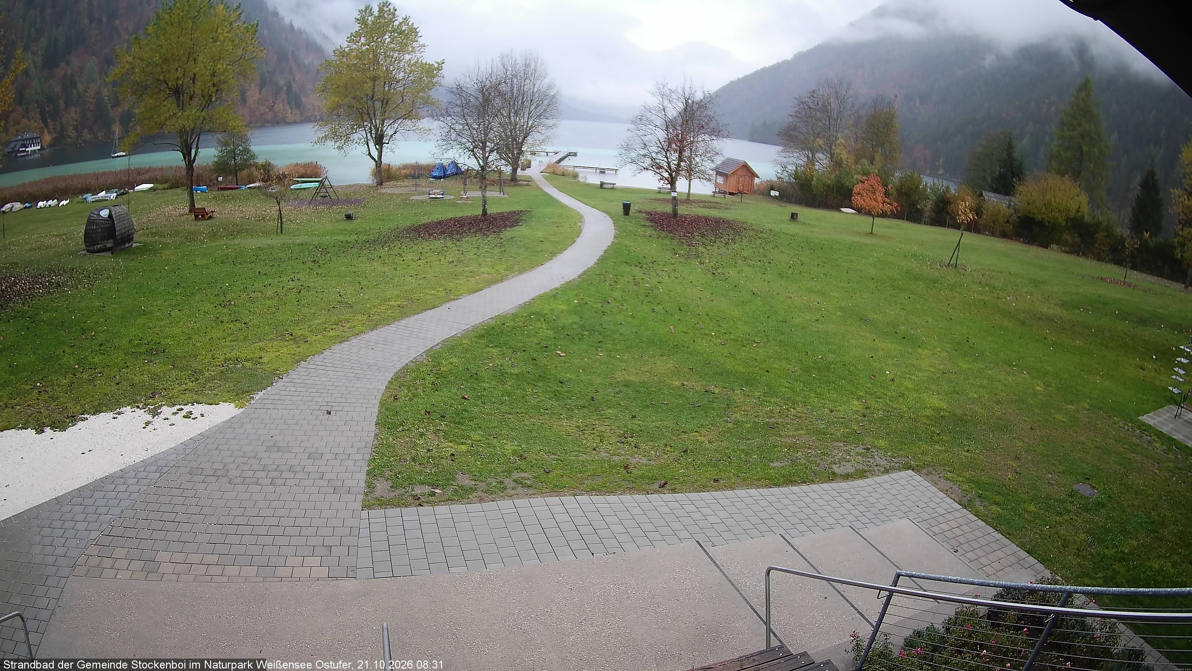 Archiv Foto Webcam Weissensee (Stockenboi Seite)