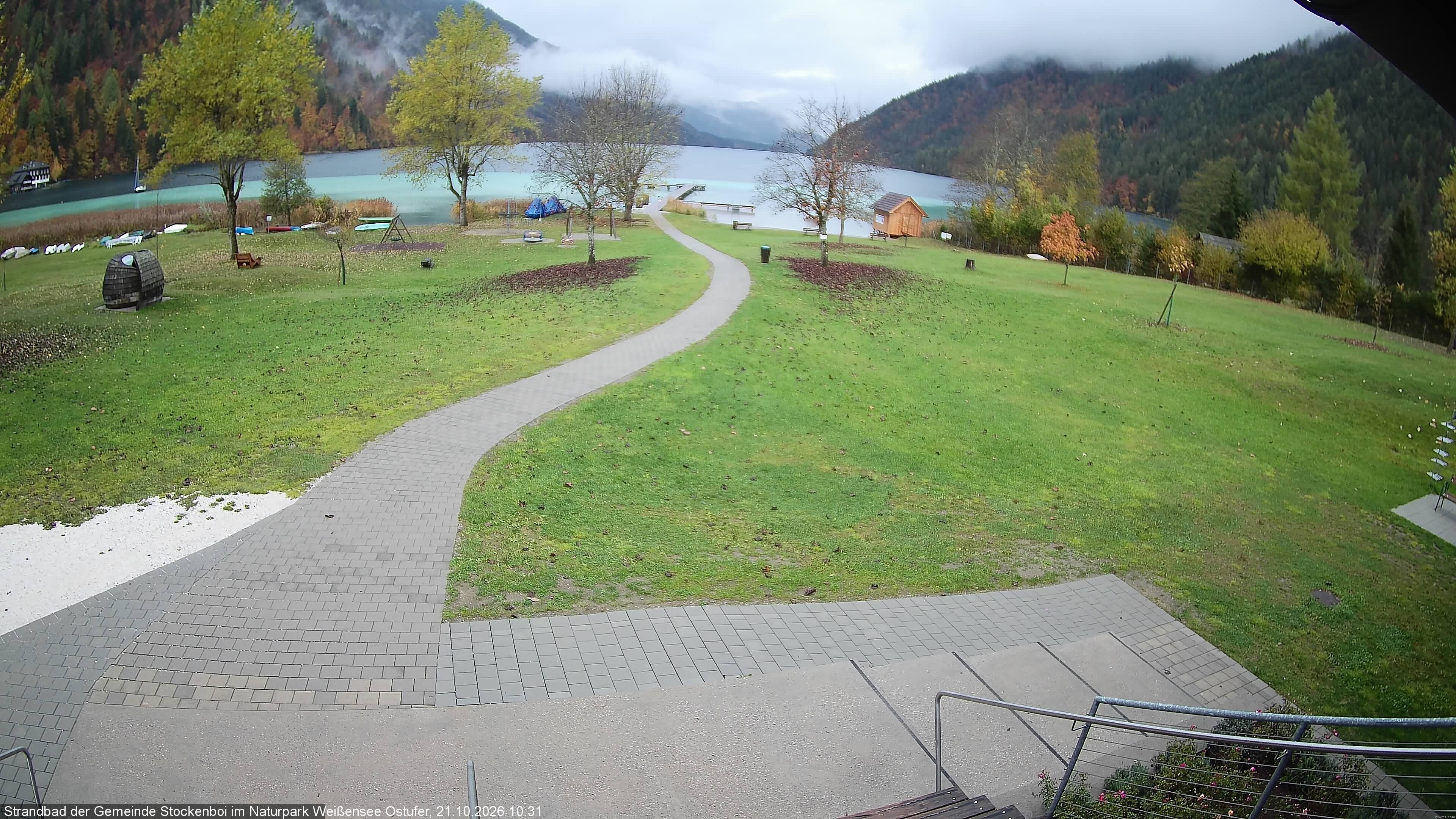 Archiv Foto Webcam Weissensee (Stockenboi Seite)