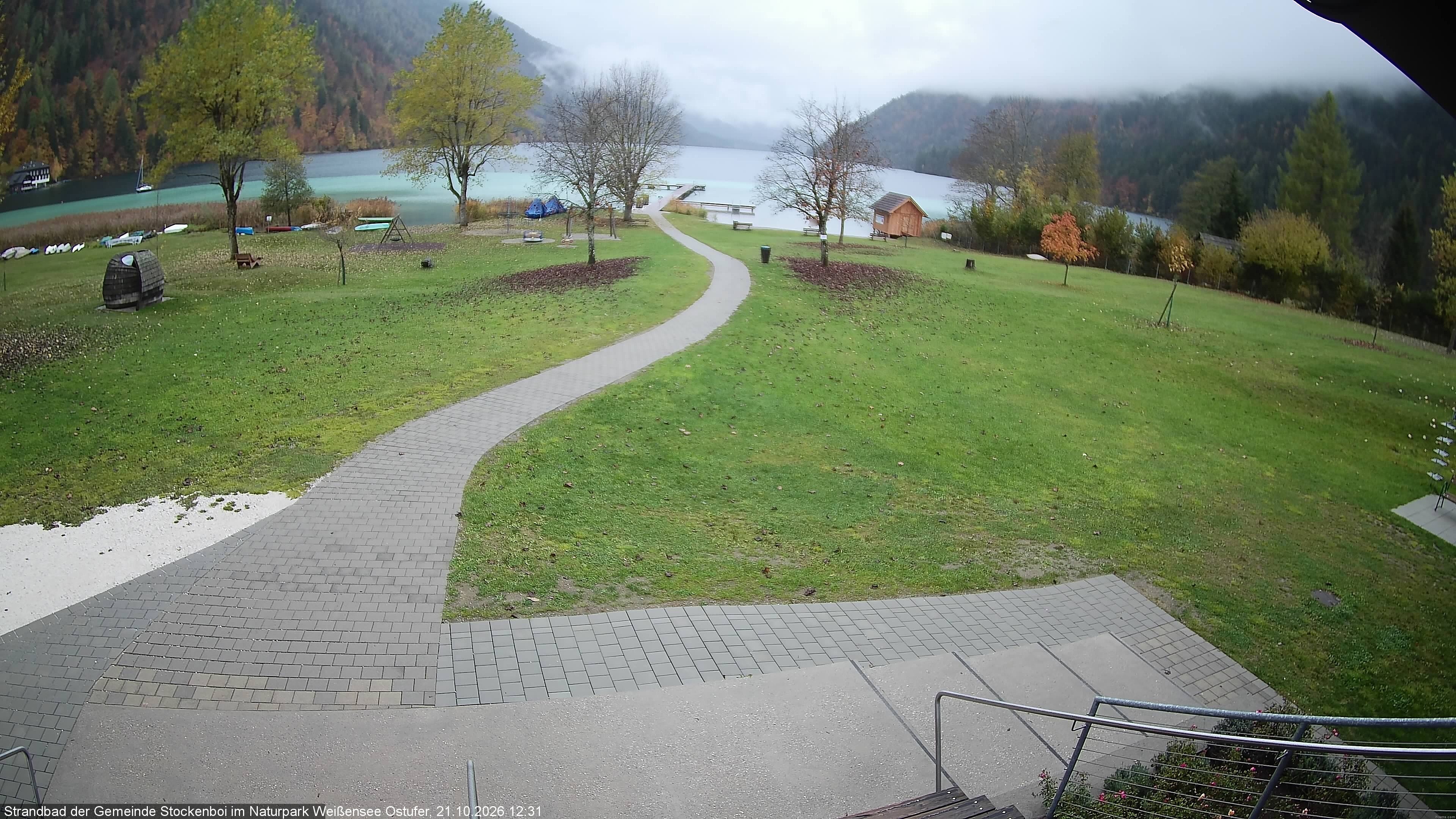 Archiv Foto Webcam Weissensee (Stockenboi Seite)