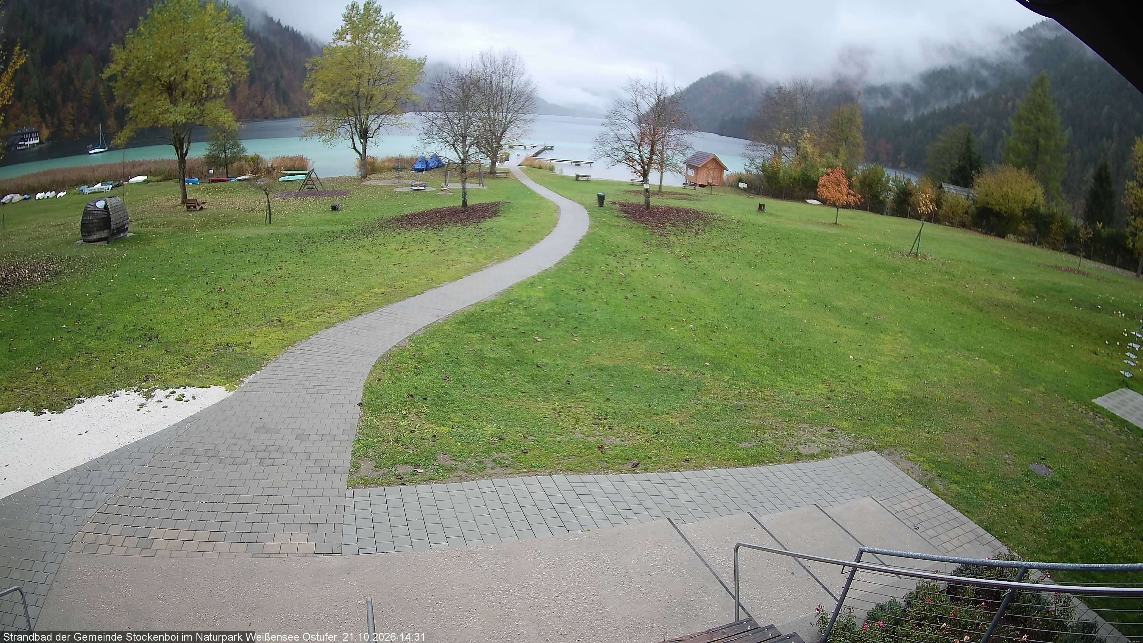 Archiv Foto Webcam Weissensee (Stockenboi Seite)