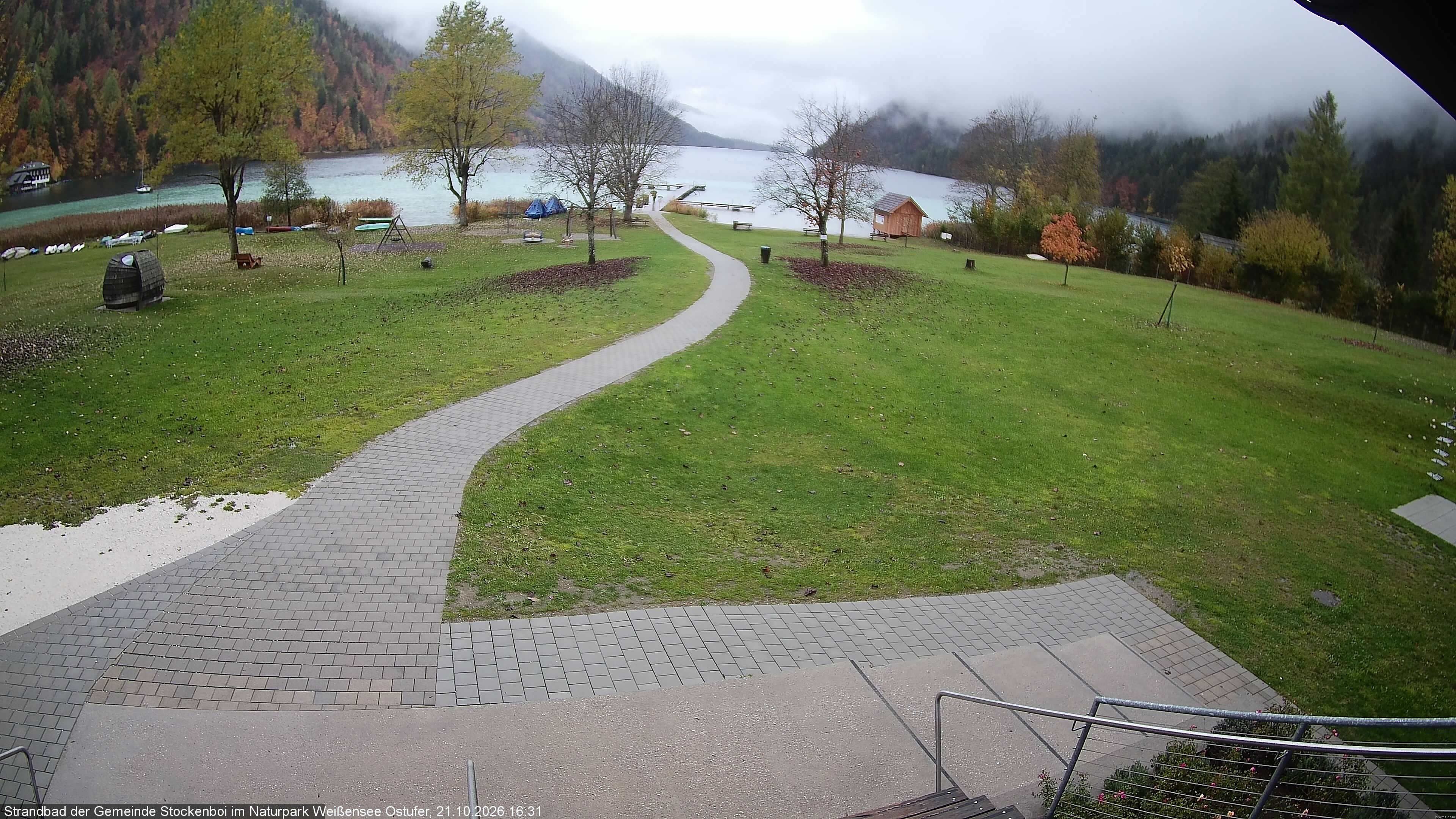 Archiv Foto Webcam Weissensee (Stockenboi Seite)