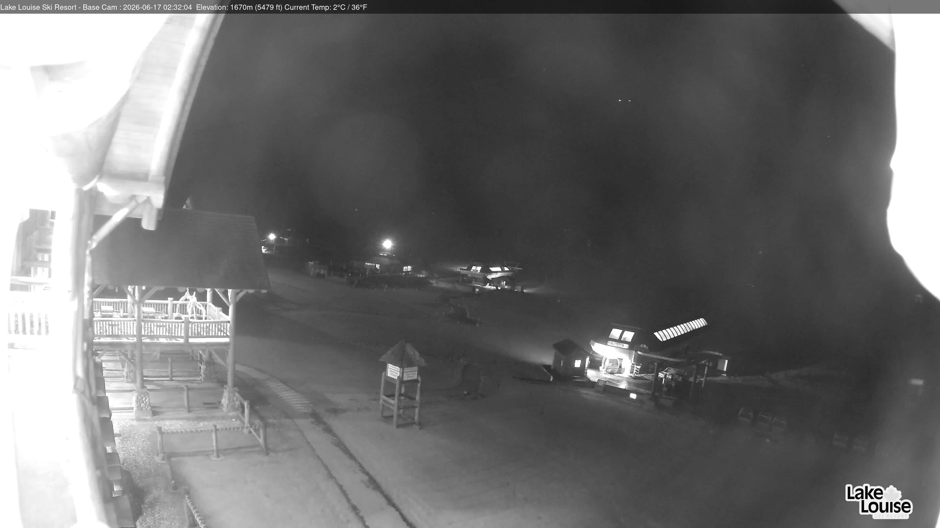 Archiv Foto Webcam Lake Louise: Talstation