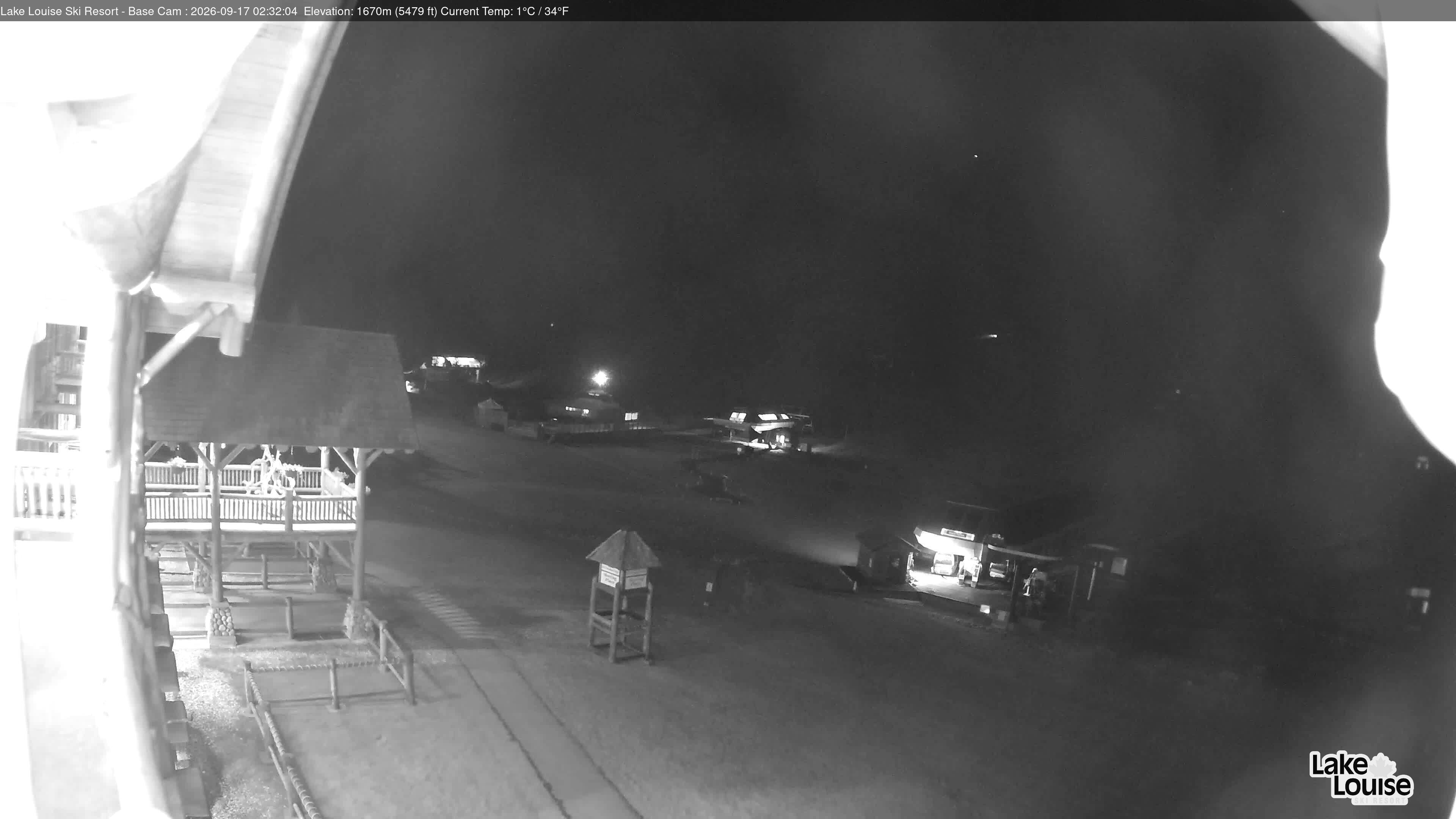 Archiv Foto Webcam Lake Louise: Talstation