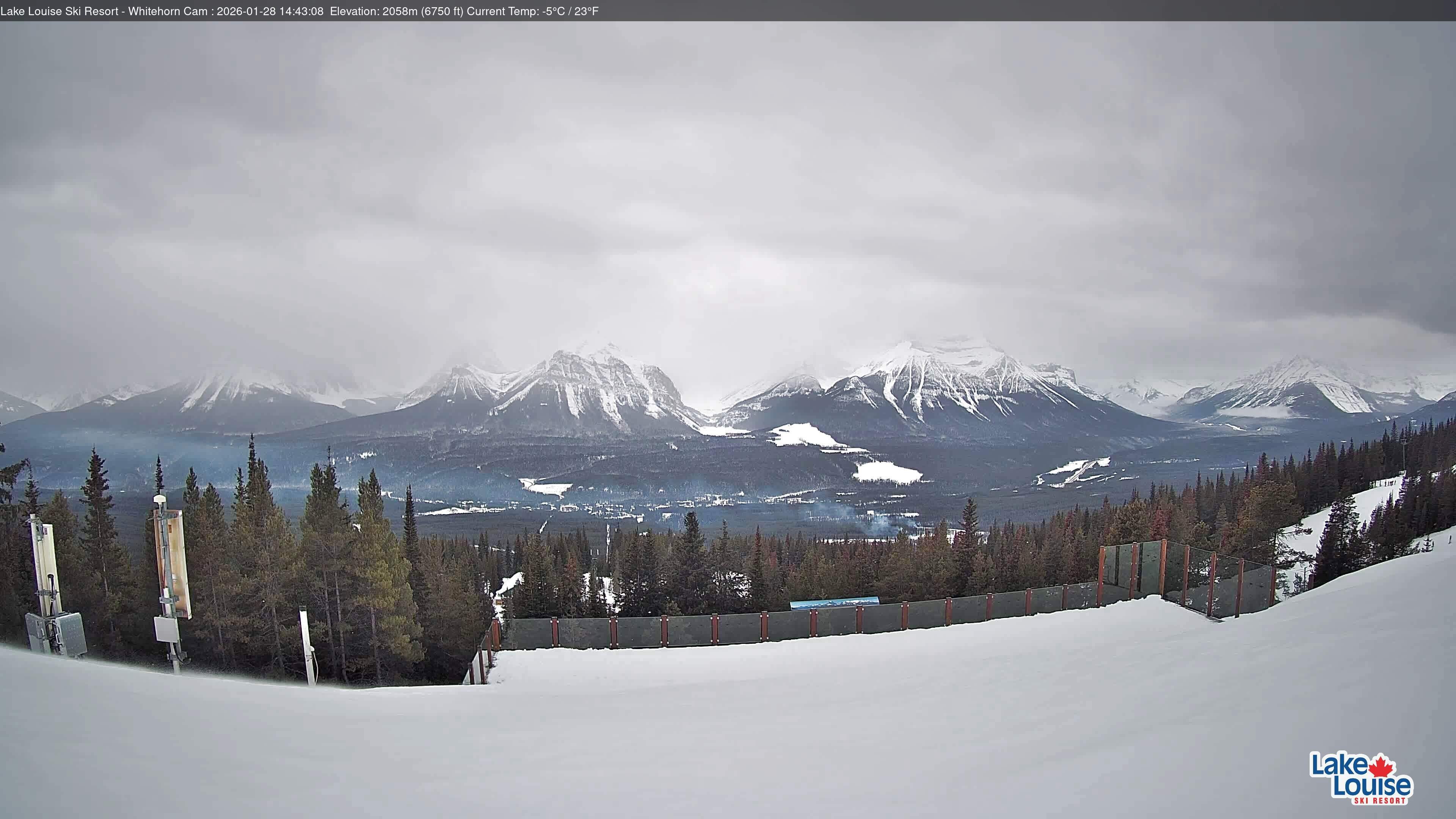 Archiv Foto Webcam Whitehorn Lodge (2.058m)