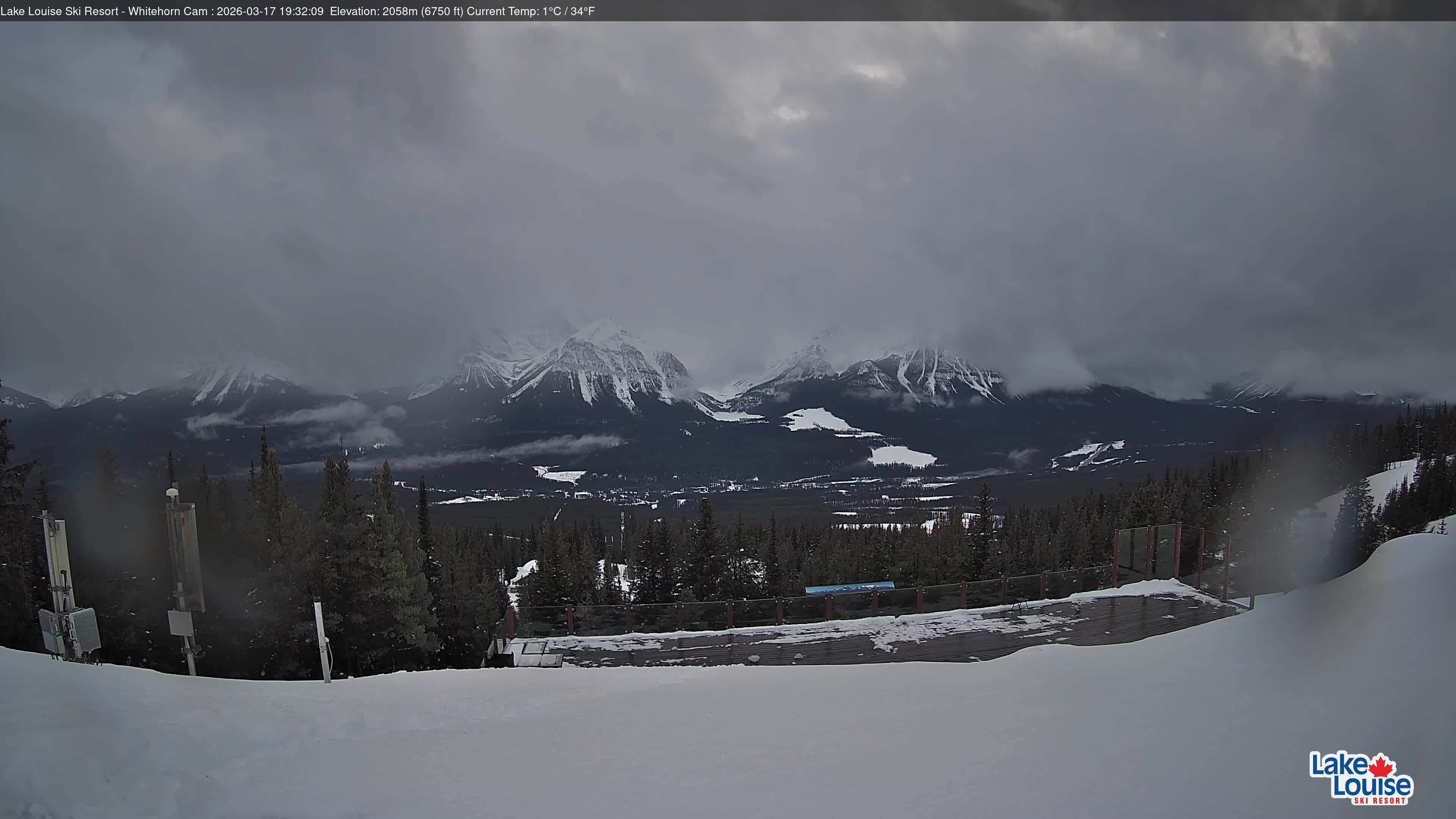 Archiv Foto Webcam Whitehorn Lodge (2.058m)