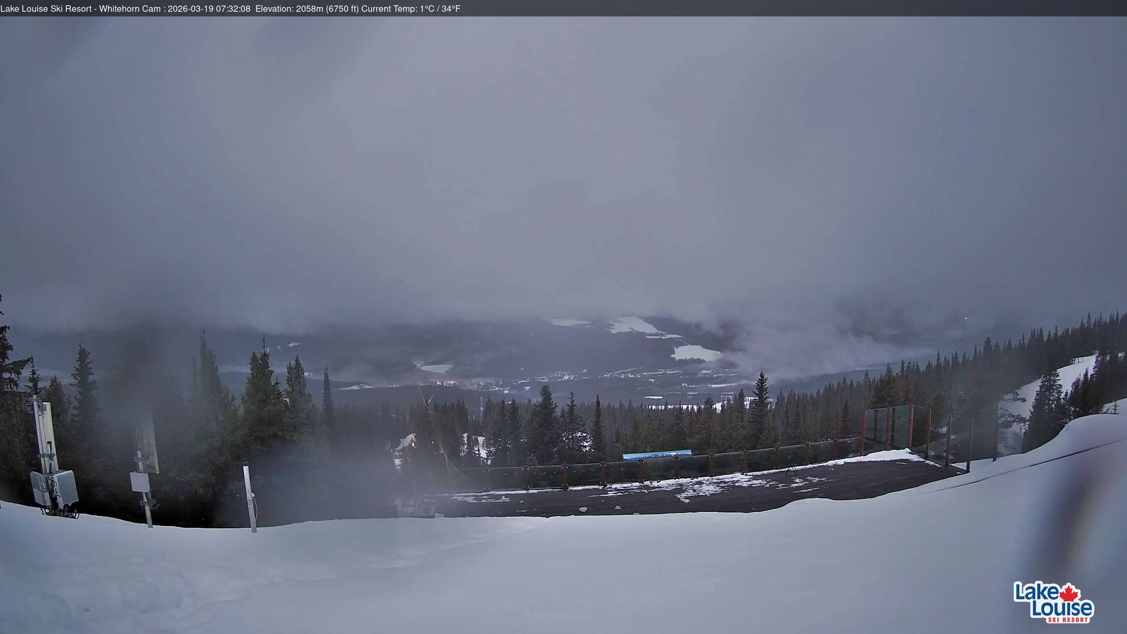 Archiv Foto Webcam Whitehorn Lodge (2.058m)