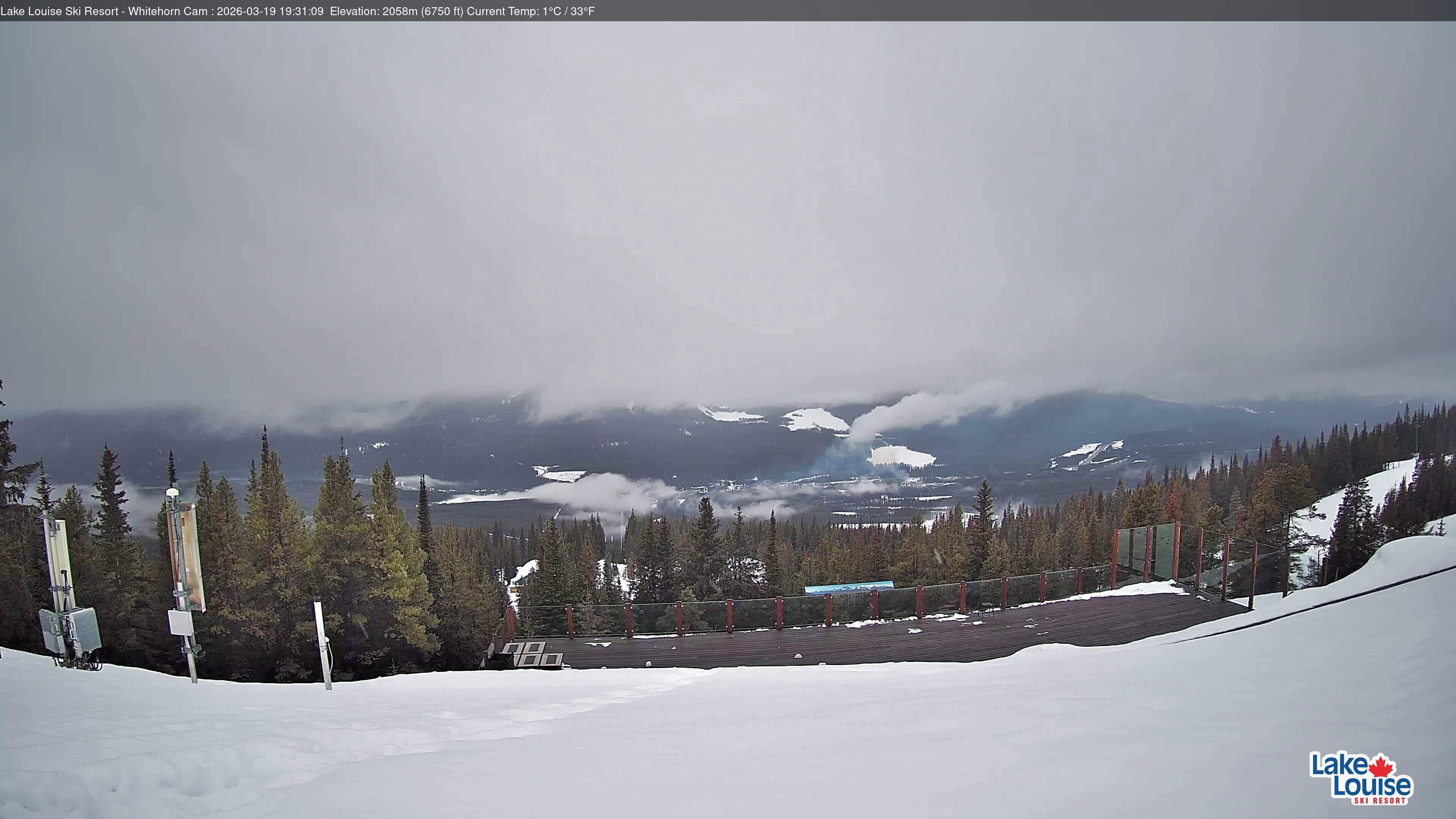 Archiv Foto Webcam Whitehorn Lodge (2.058m)
