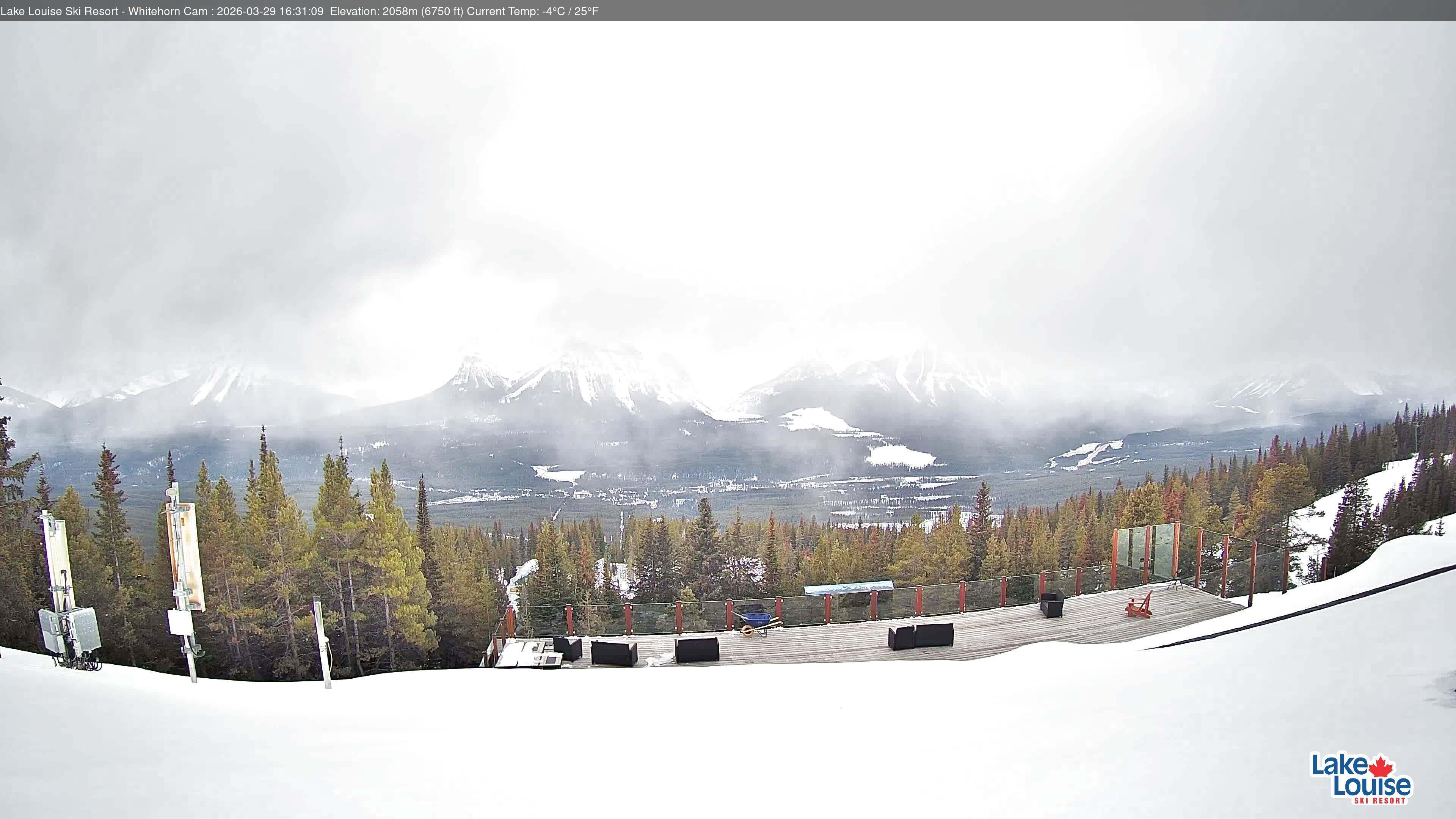 Archiv Foto Webcam Whitehorn Lodge (2.058m)
