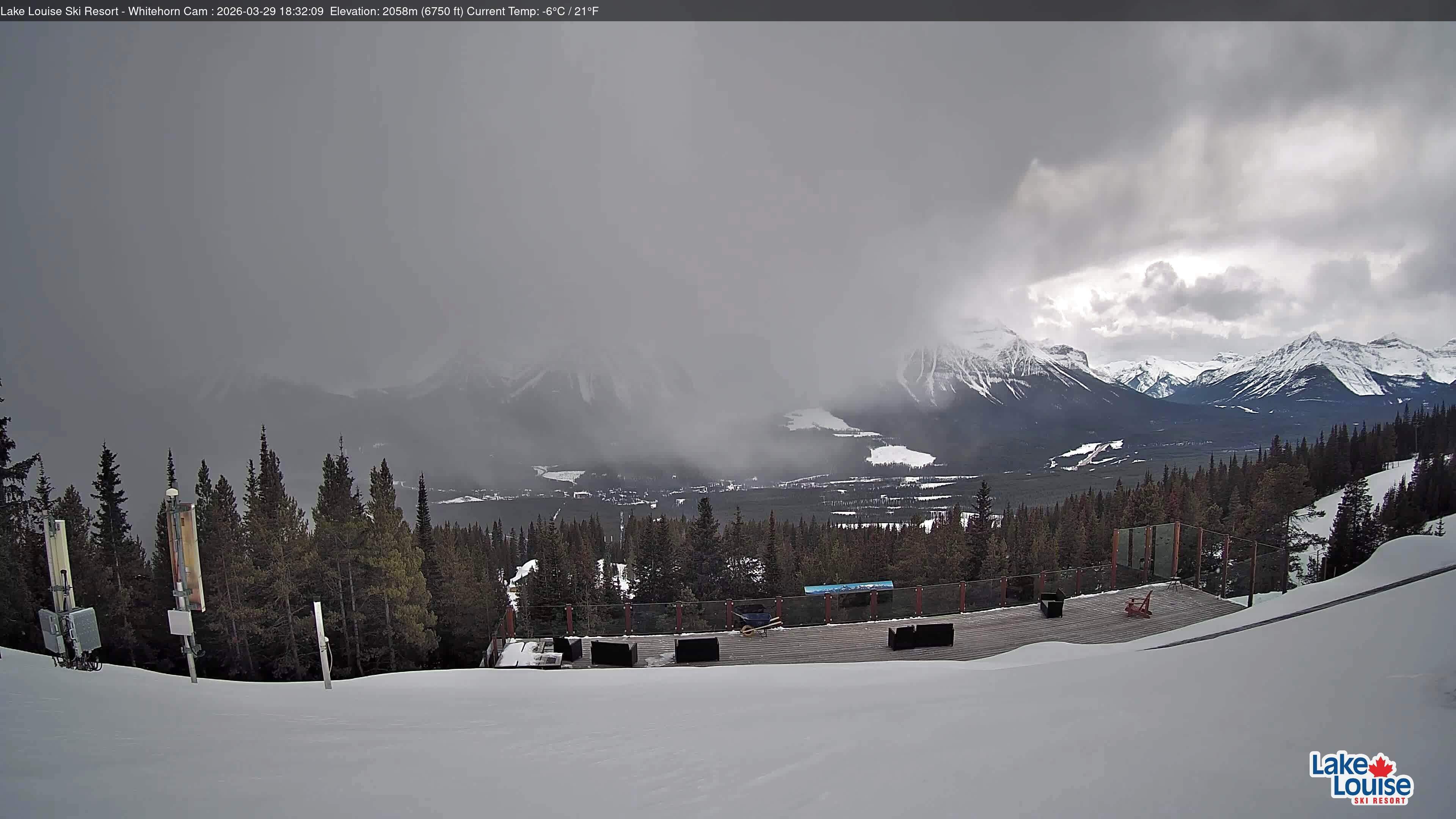 Archiv Foto Webcam Whitehorn Lodge (2.058m)