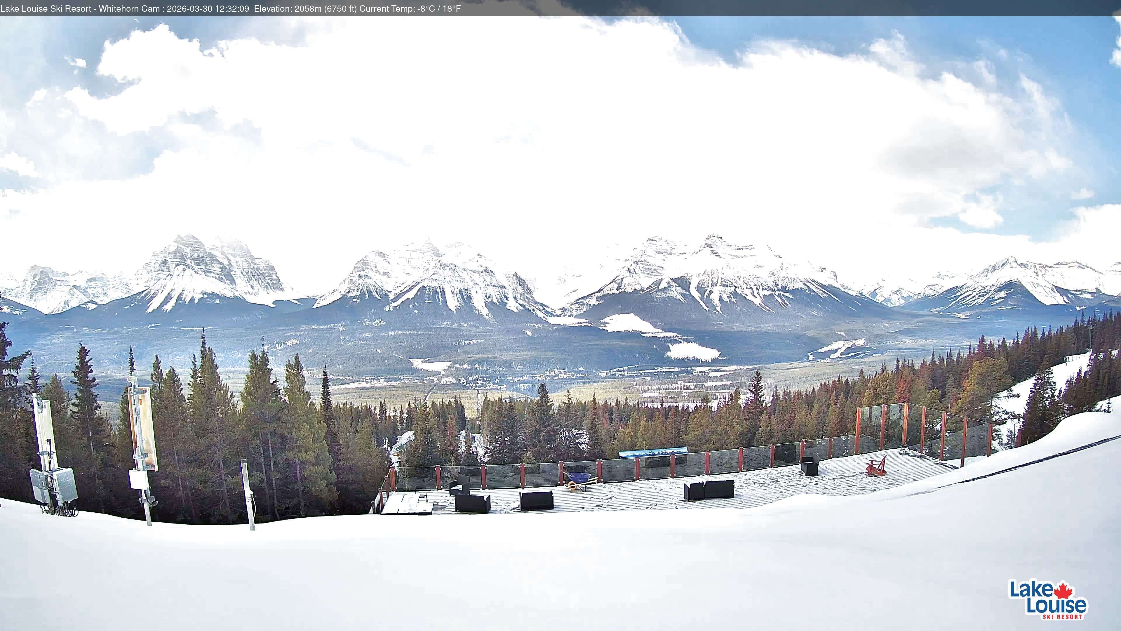 Archiv Foto Webcam Whitehorn Lodge (2.058m)