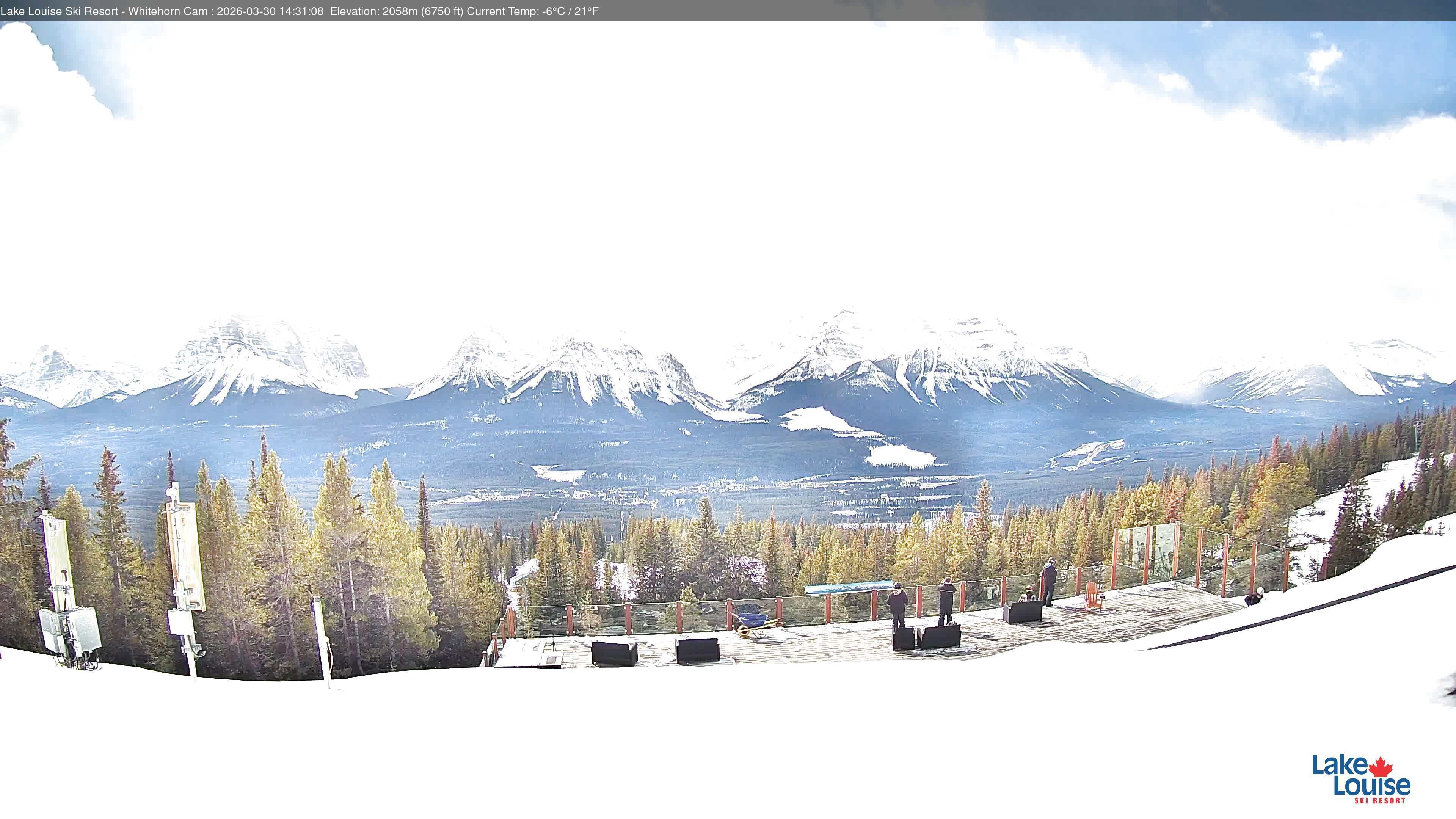 Archived image Webcam Whitehorn Lodge (2.058m)