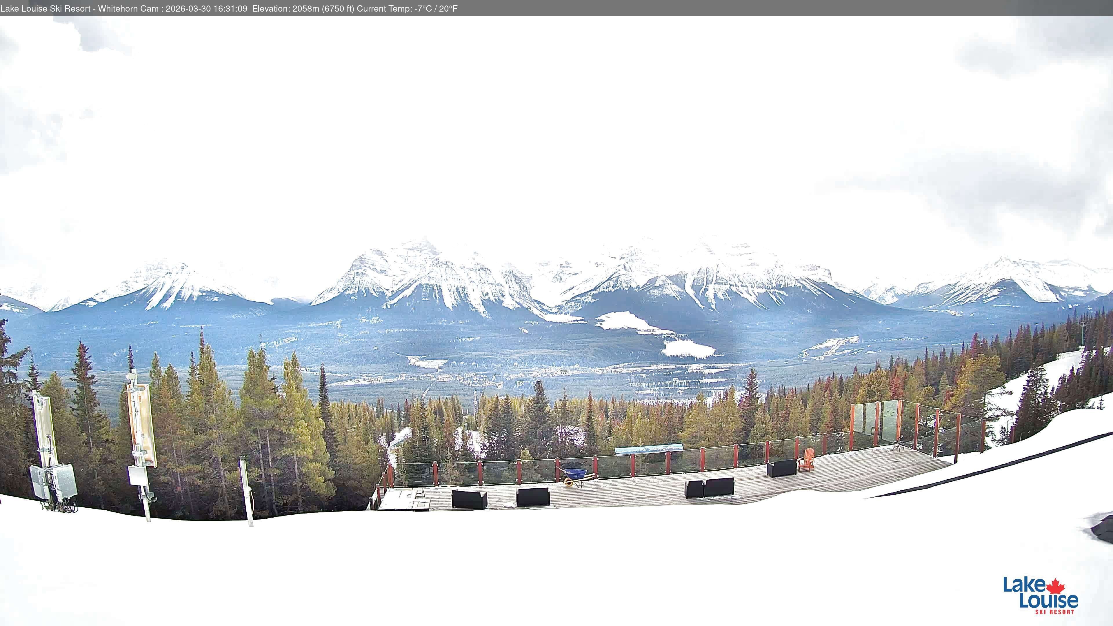 Archived image Webcam Whitehorn Lodge (2.058m)