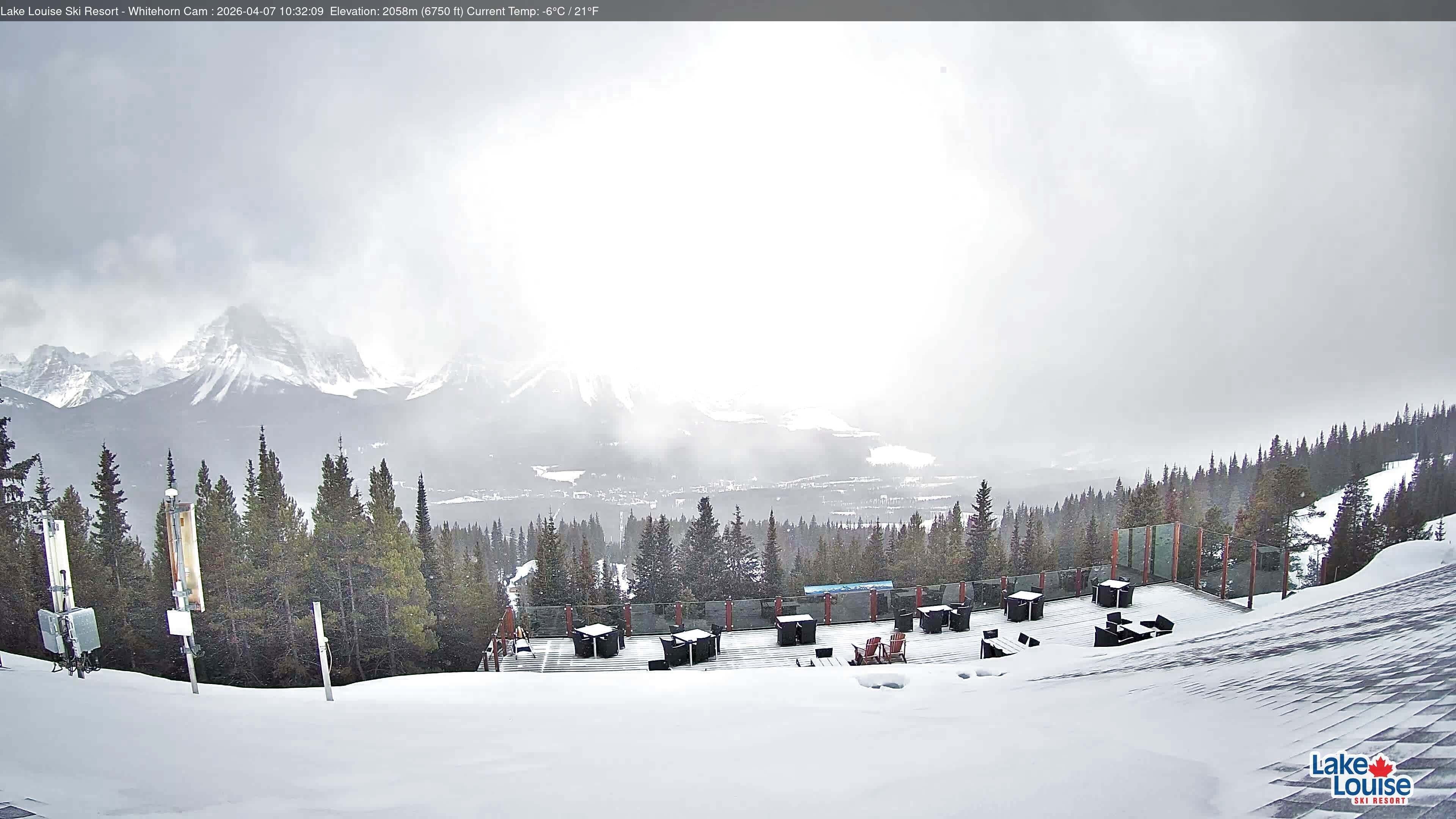 Archived image Webcam Whitehorn Lodge (2.058m)