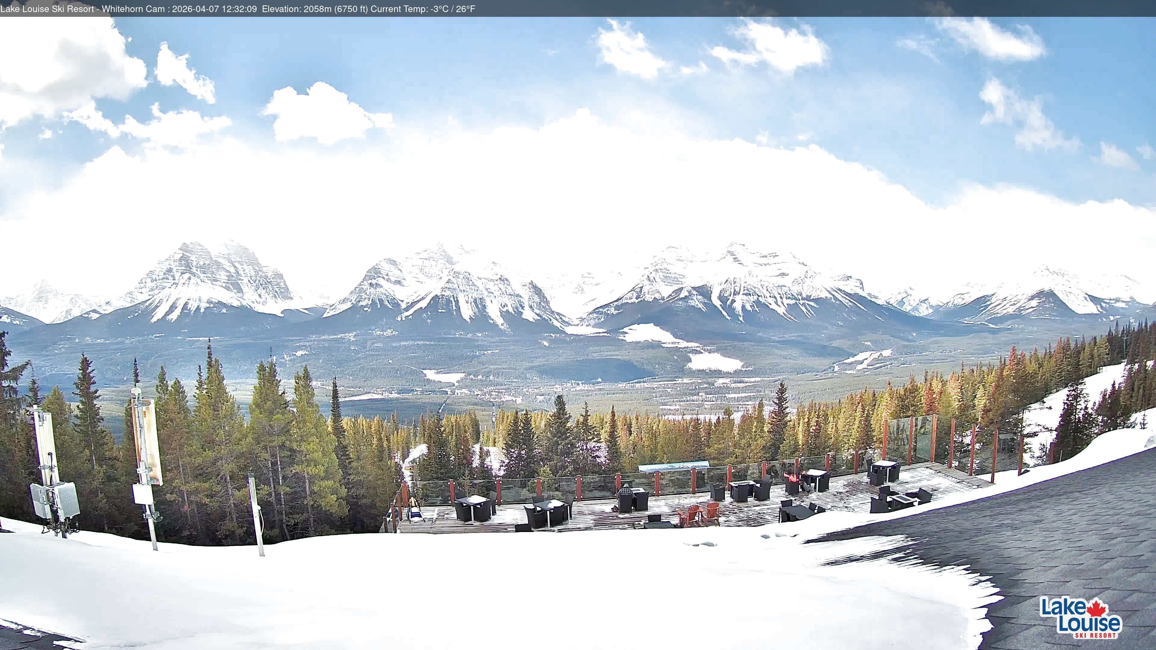 Archived image Webcam Whitehorn Lodge (2.058m)