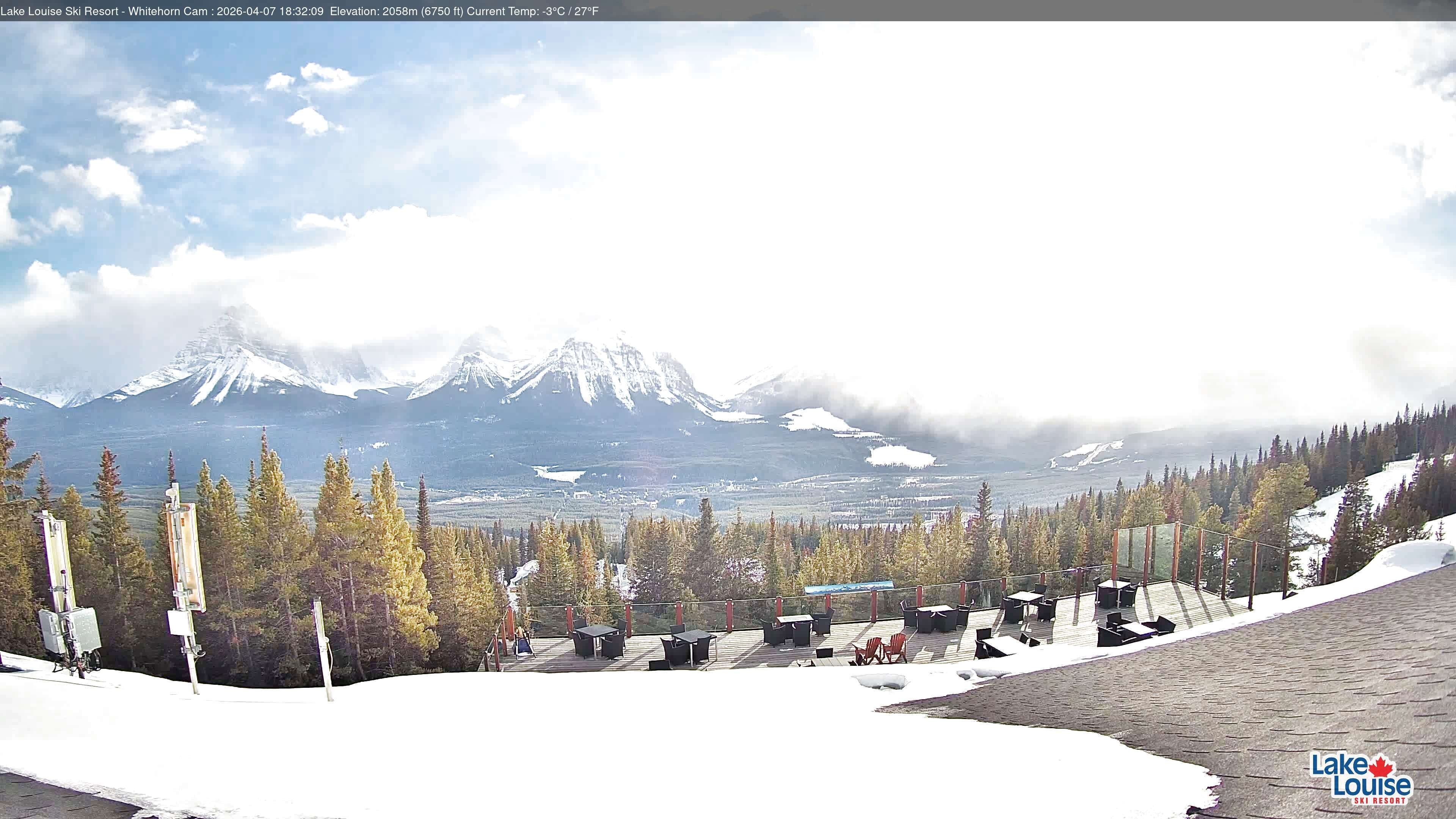Archived image Webcam Whitehorn Lodge (2.058m)