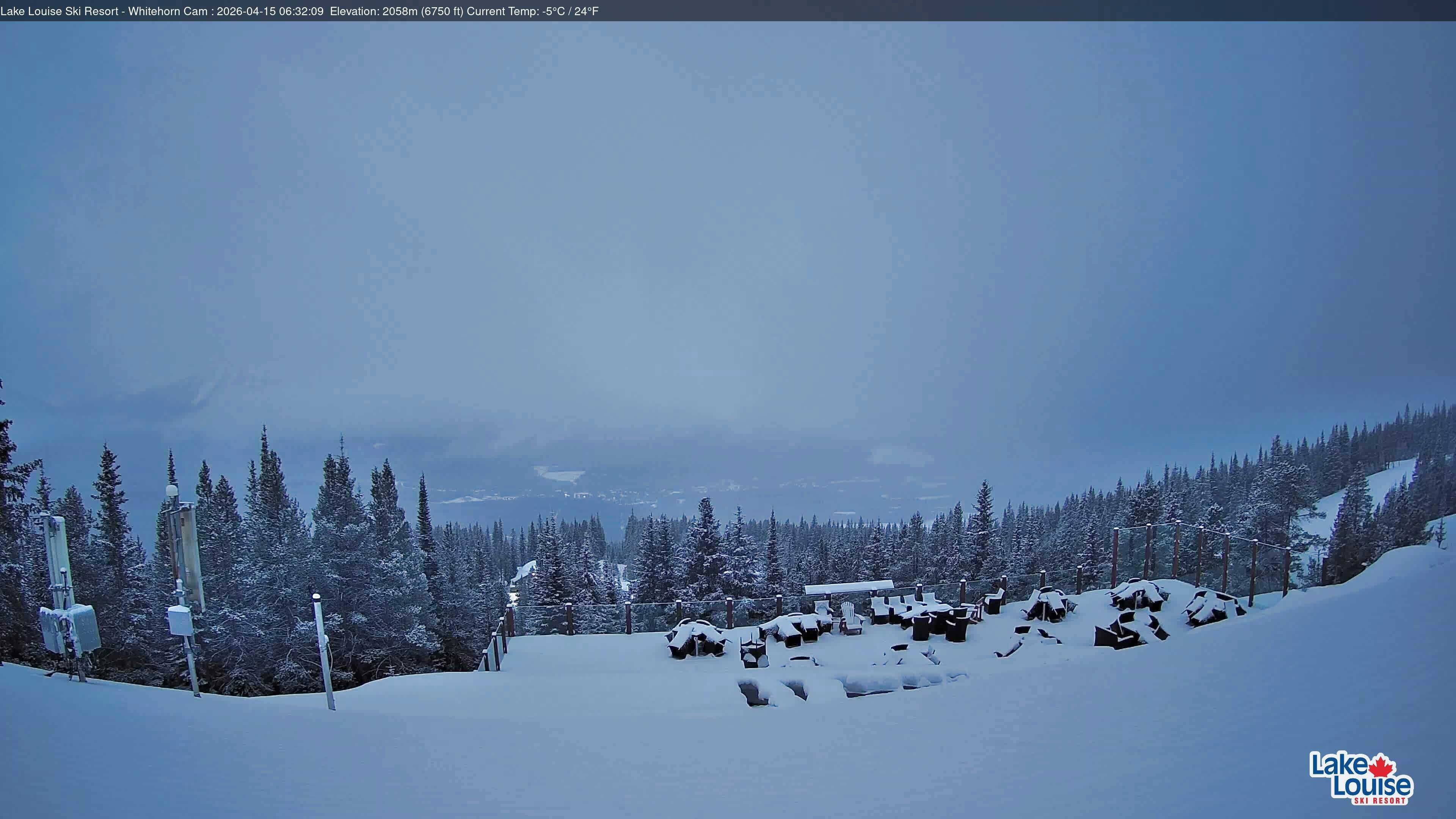 Archiv Foto Webcam Whitehorn Lodge (2.058m)