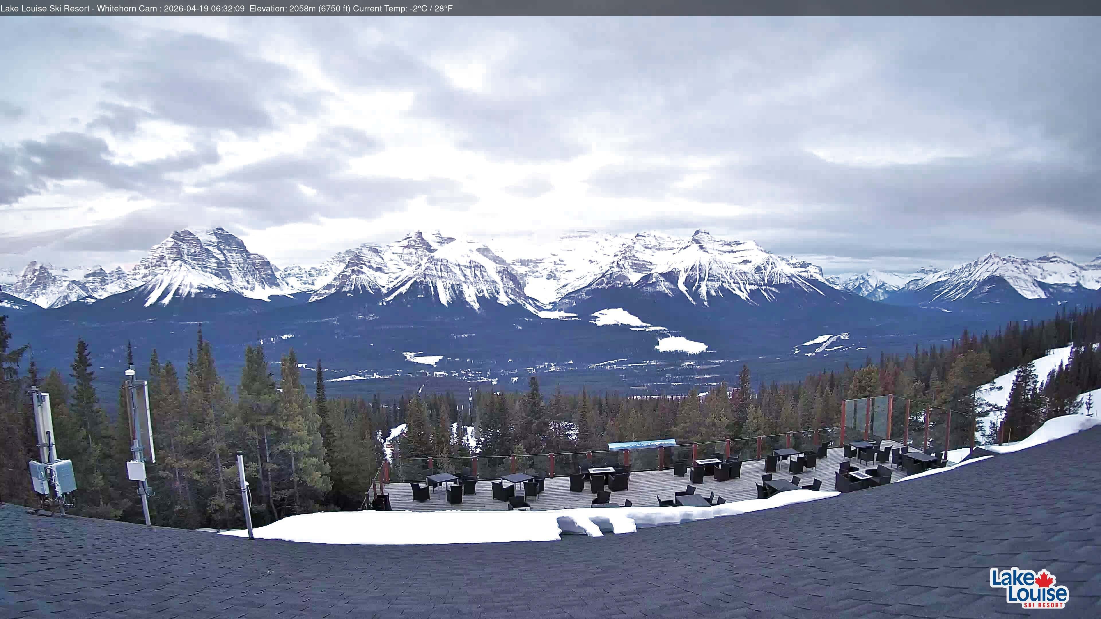 Archived image Webcam Whitehorn Lodge (2.058m)