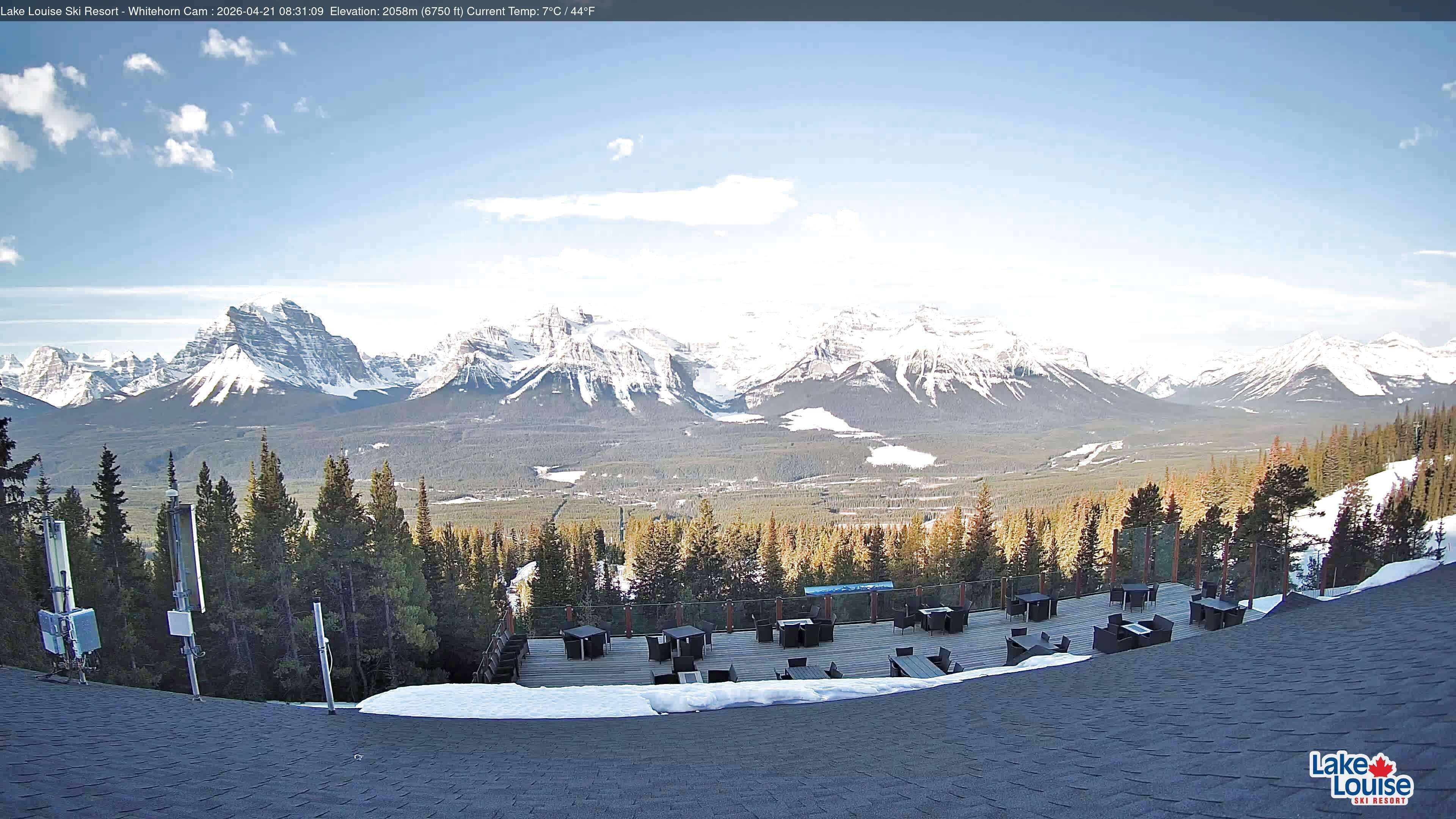 Archiv Foto Webcam Whitehorn Lodge (2.058m)