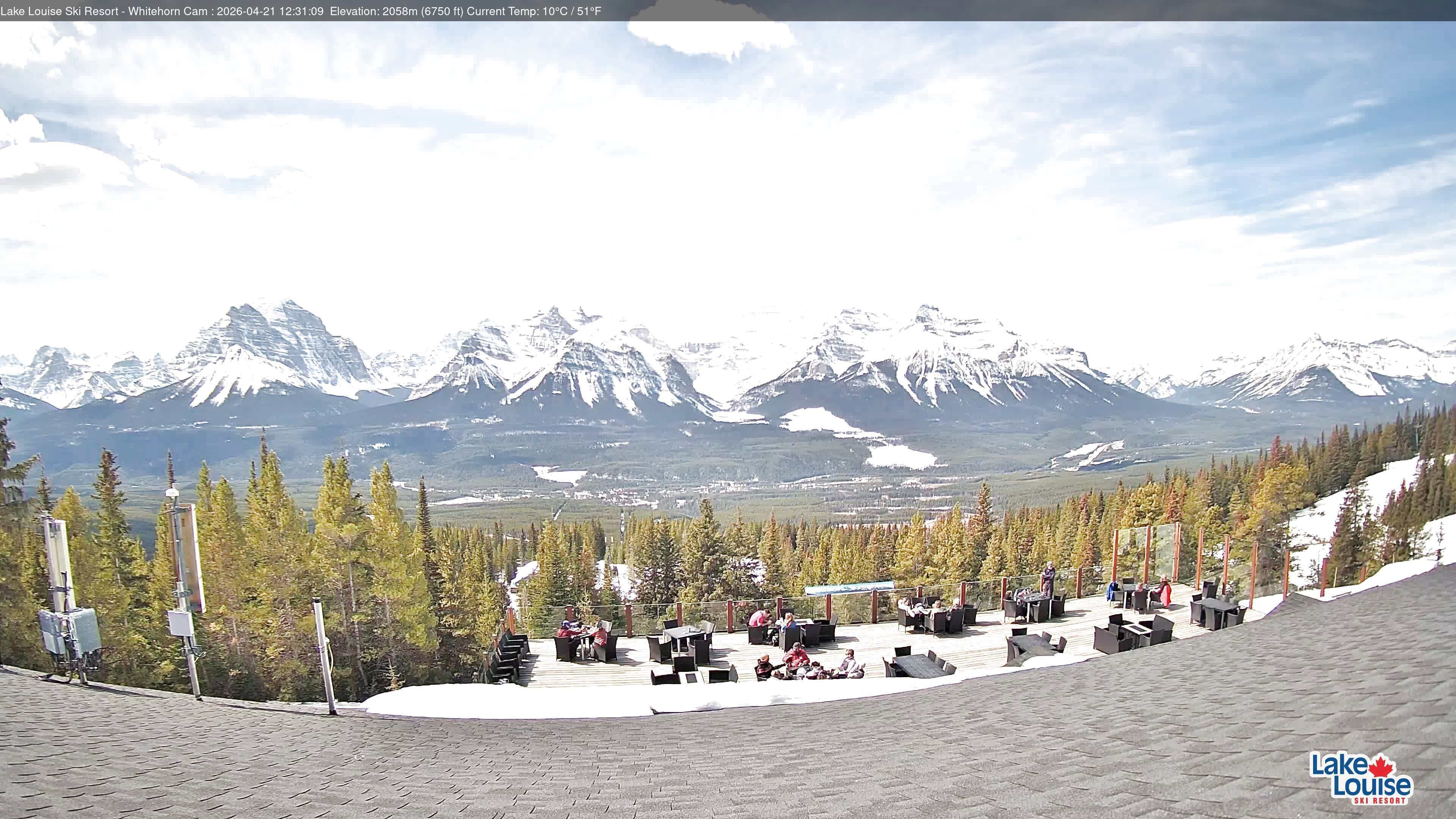 Archiv Foto Webcam Whitehorn Lodge (2.058m)