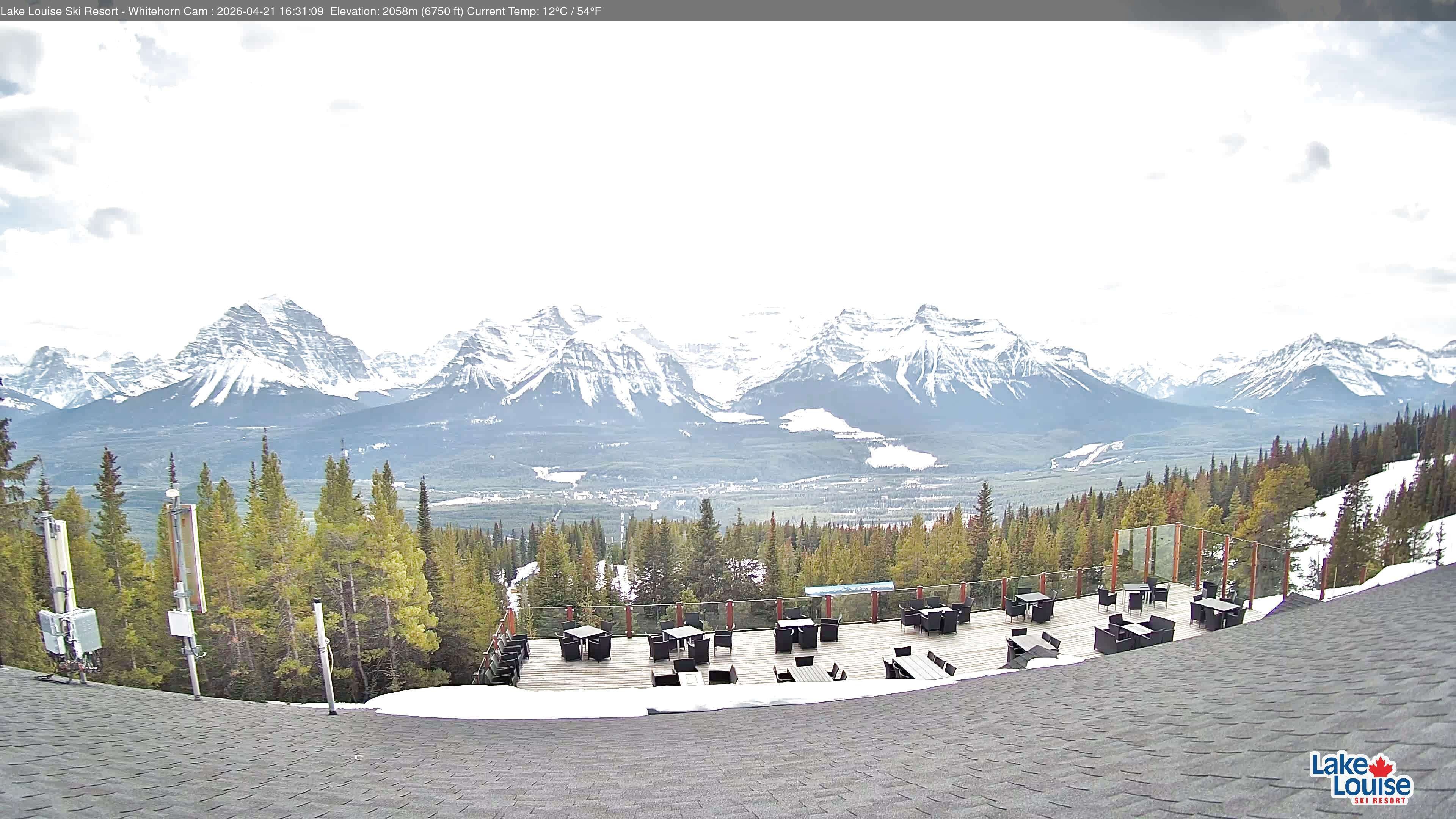 Archiv Foto Webcam Whitehorn Lodge (2.058m)