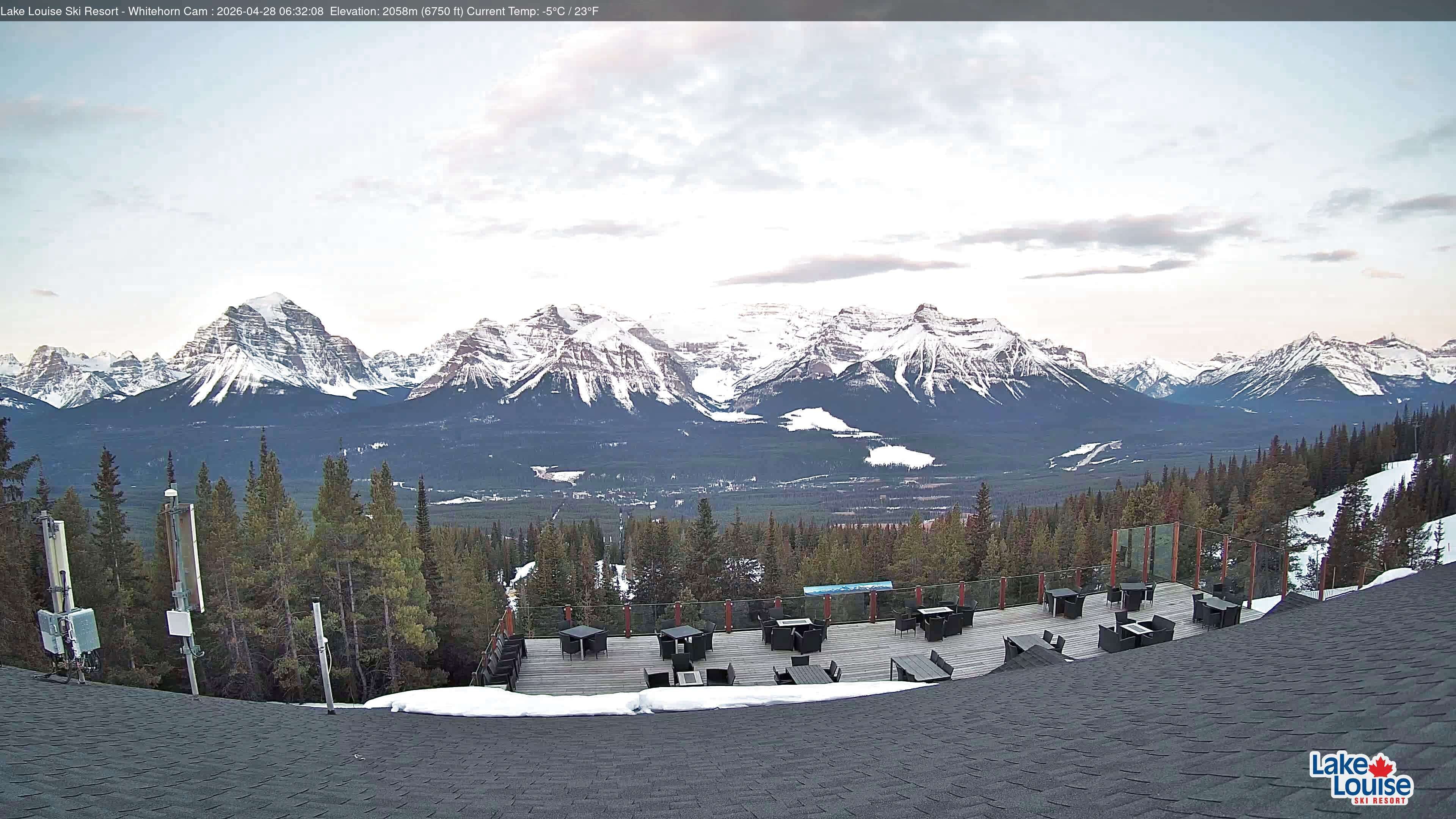 Archived image Webcam Whitehorn Lodge (2.058m)