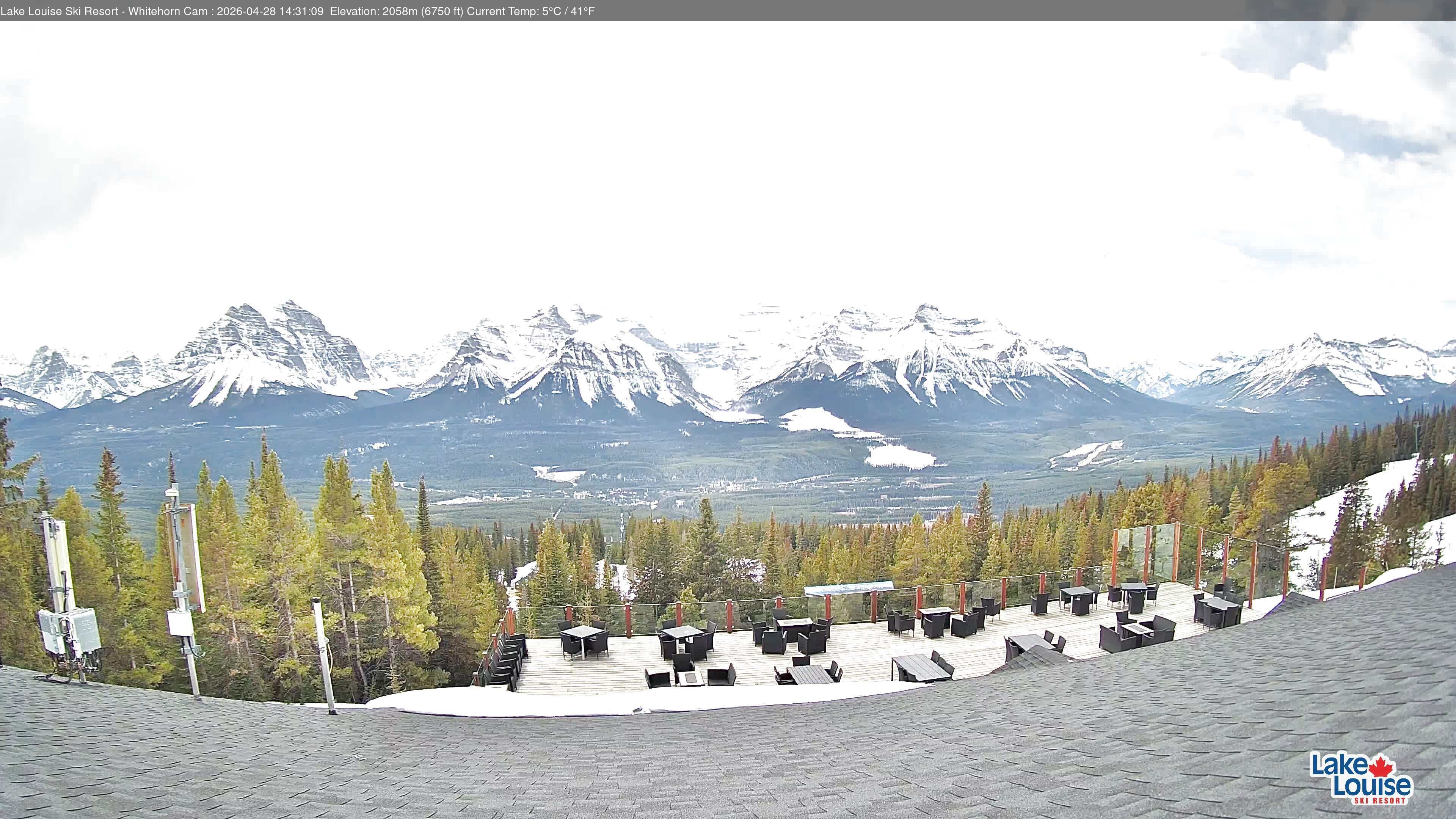 Archived image Webcam Whitehorn Lodge (2.058m)