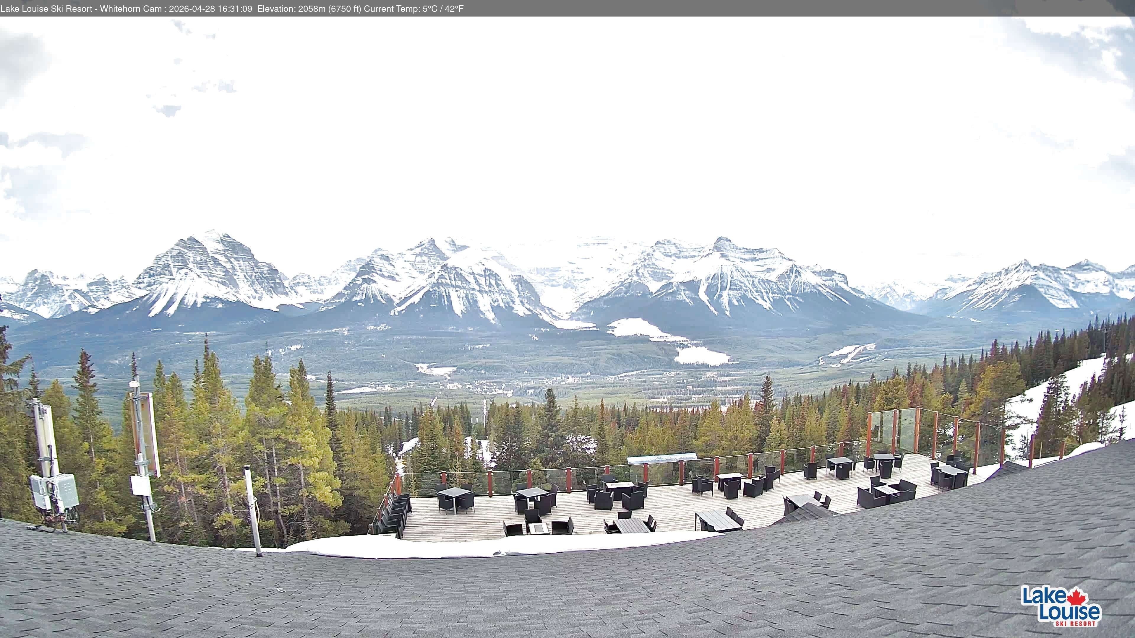 Archived image Webcam Whitehorn Lodge (2.058m)