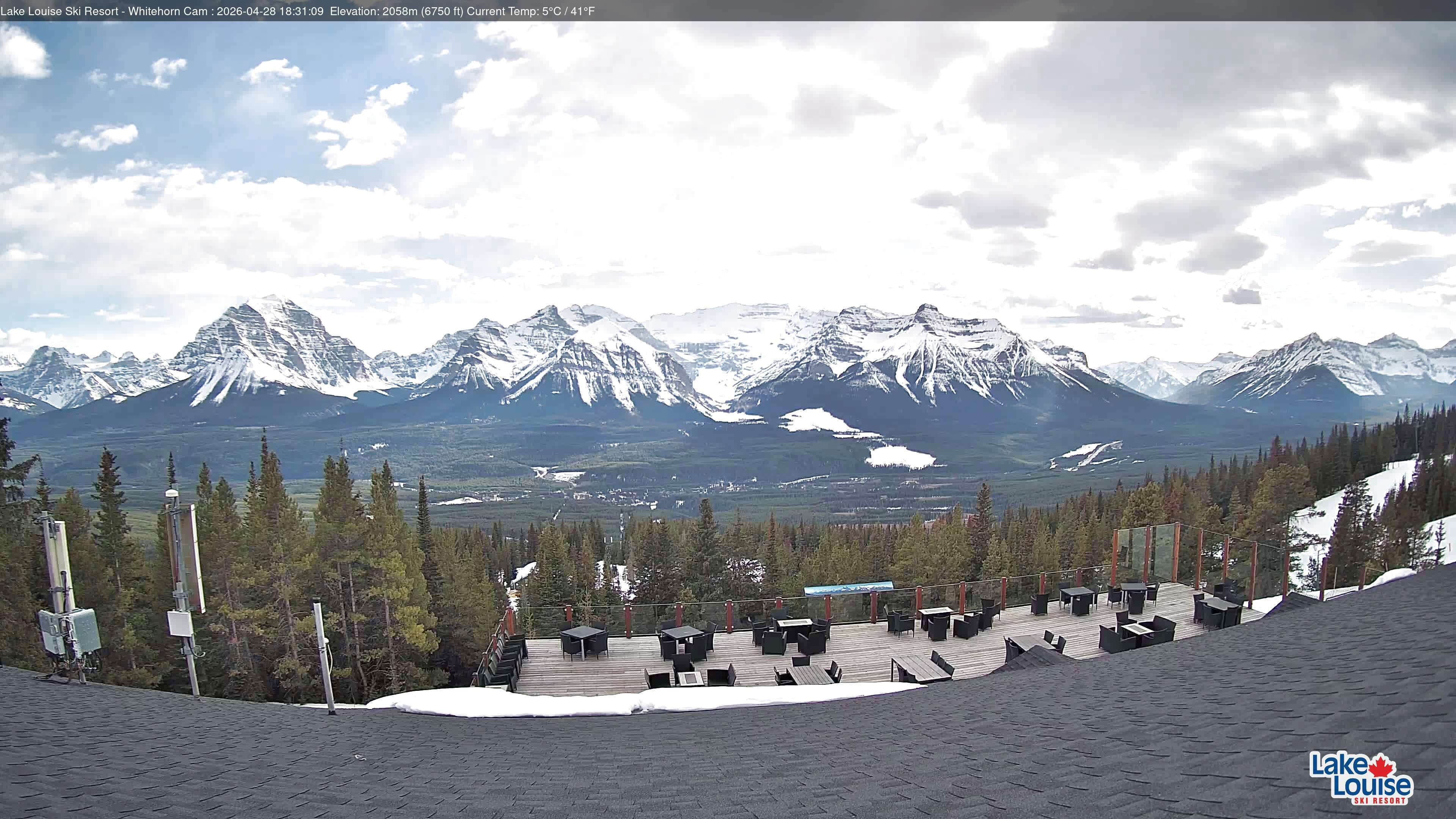 Archived image Webcam Whitehorn Lodge (2.058m)